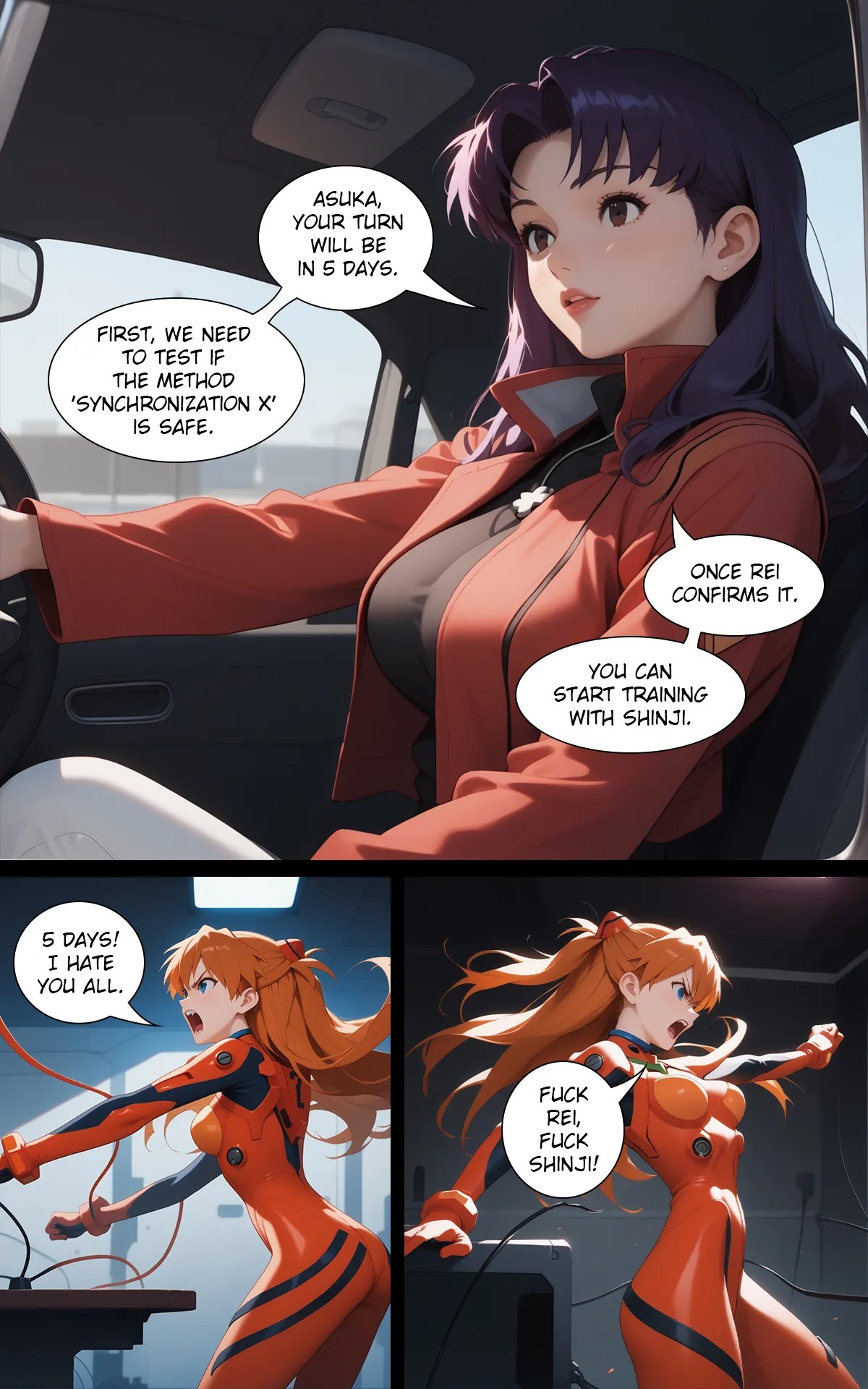 EVA X-1 By Nero100 Porn Comic english 06