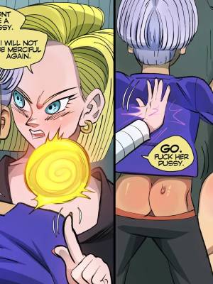 Future Saga: Android 18 vs Bulma And Trunks Porn Comic english 08