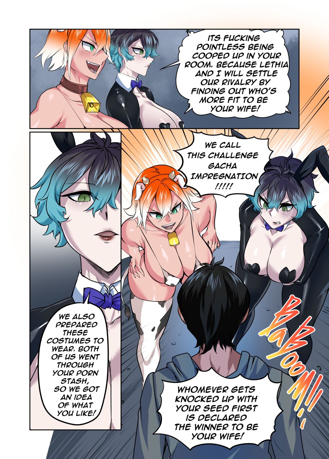 Gacha Tomboy Porn Comic english 55