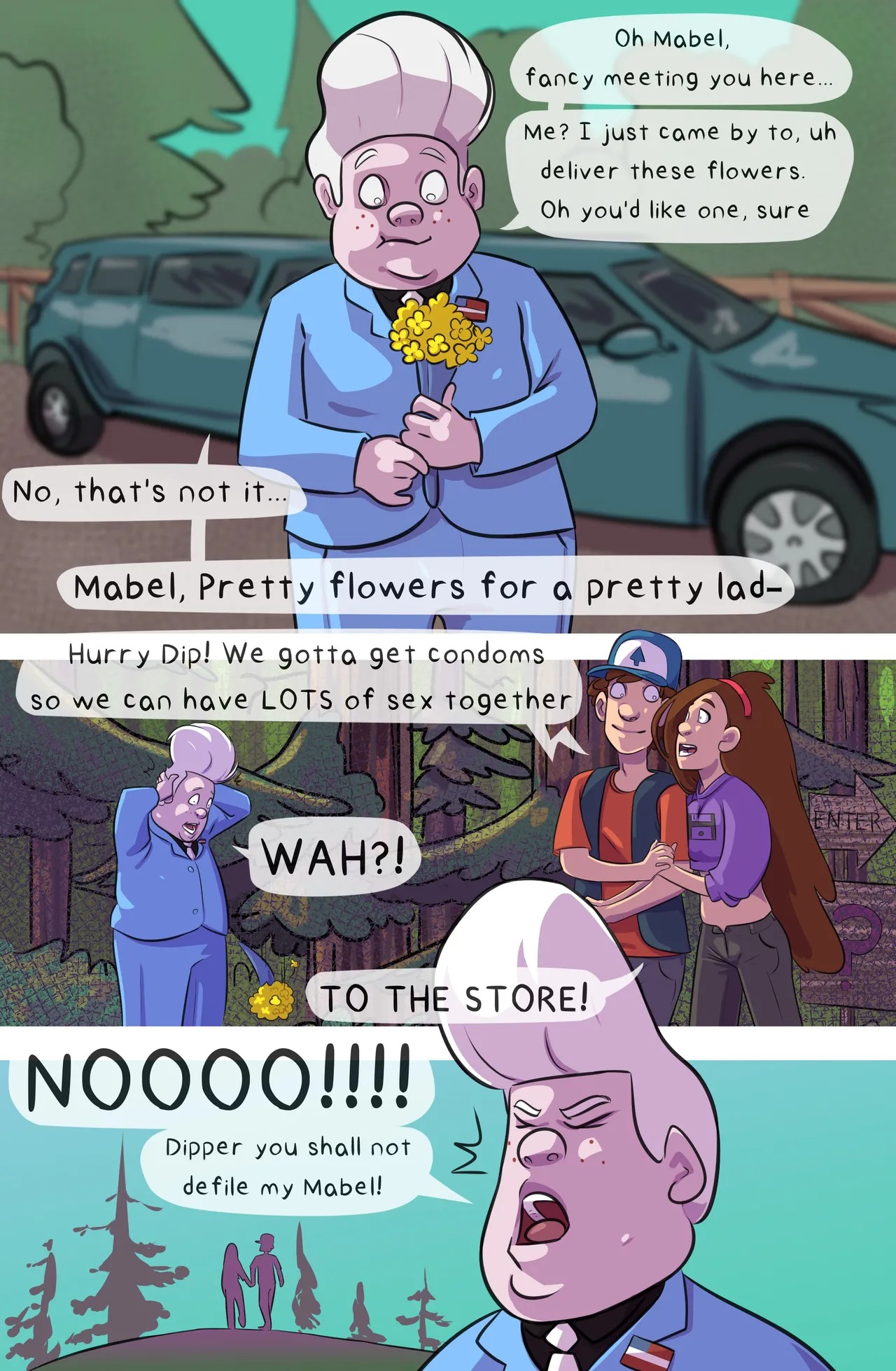 Gravity Falls Porn Parody Part 3 Porn Comic english 03