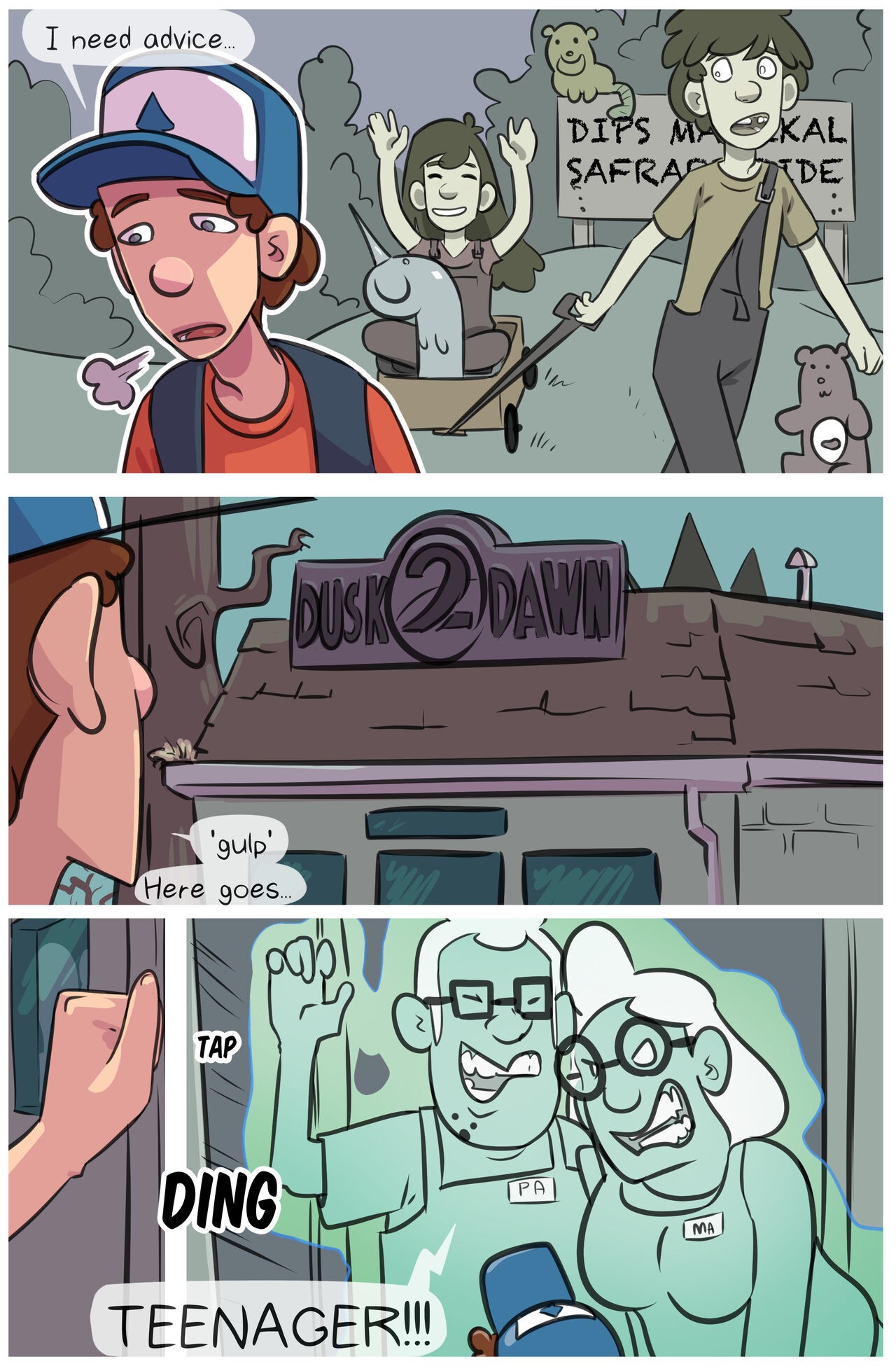 Gravity Falls Porn Parody Porn Comic english 25