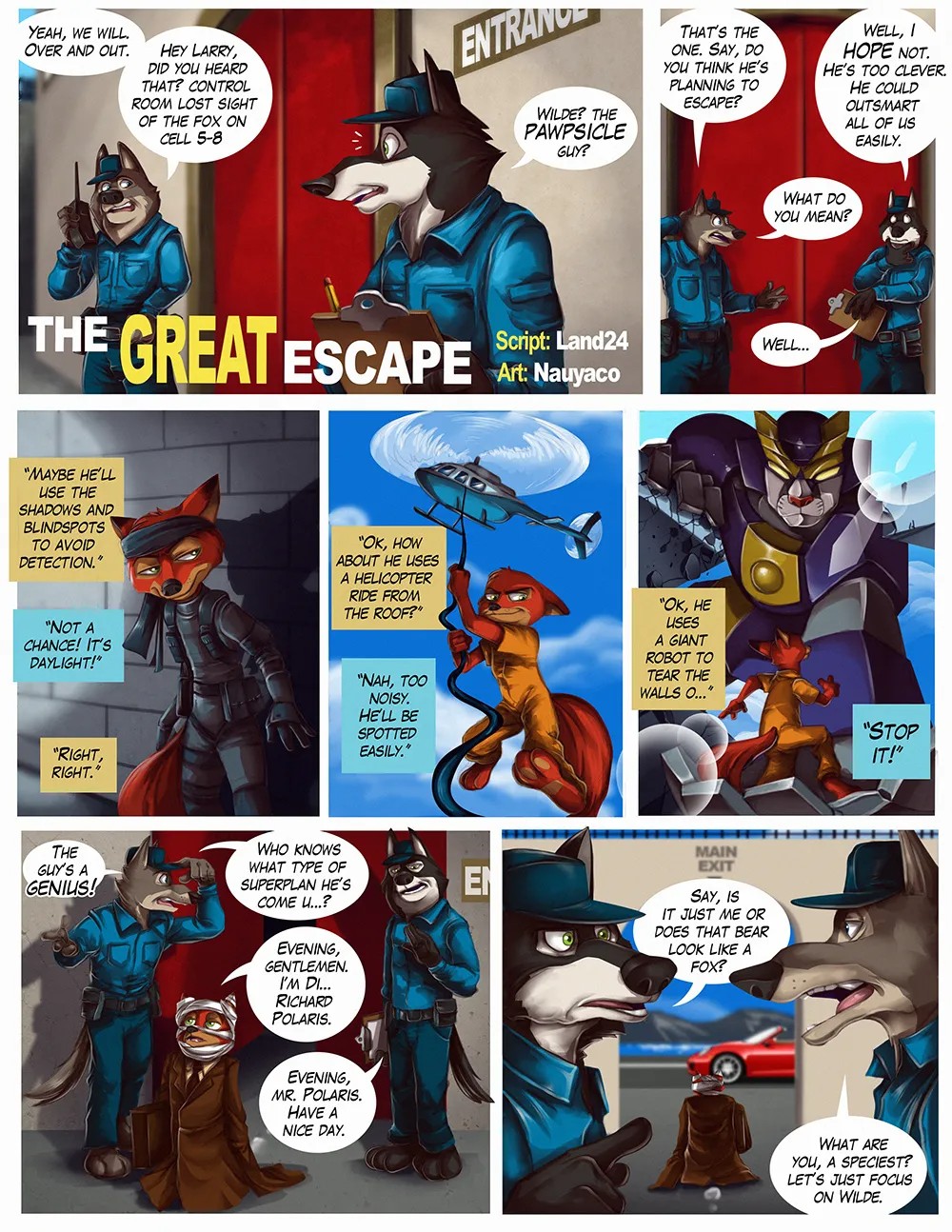 Guilty! Judy & Nick Go To Jail Porn Comic english 10