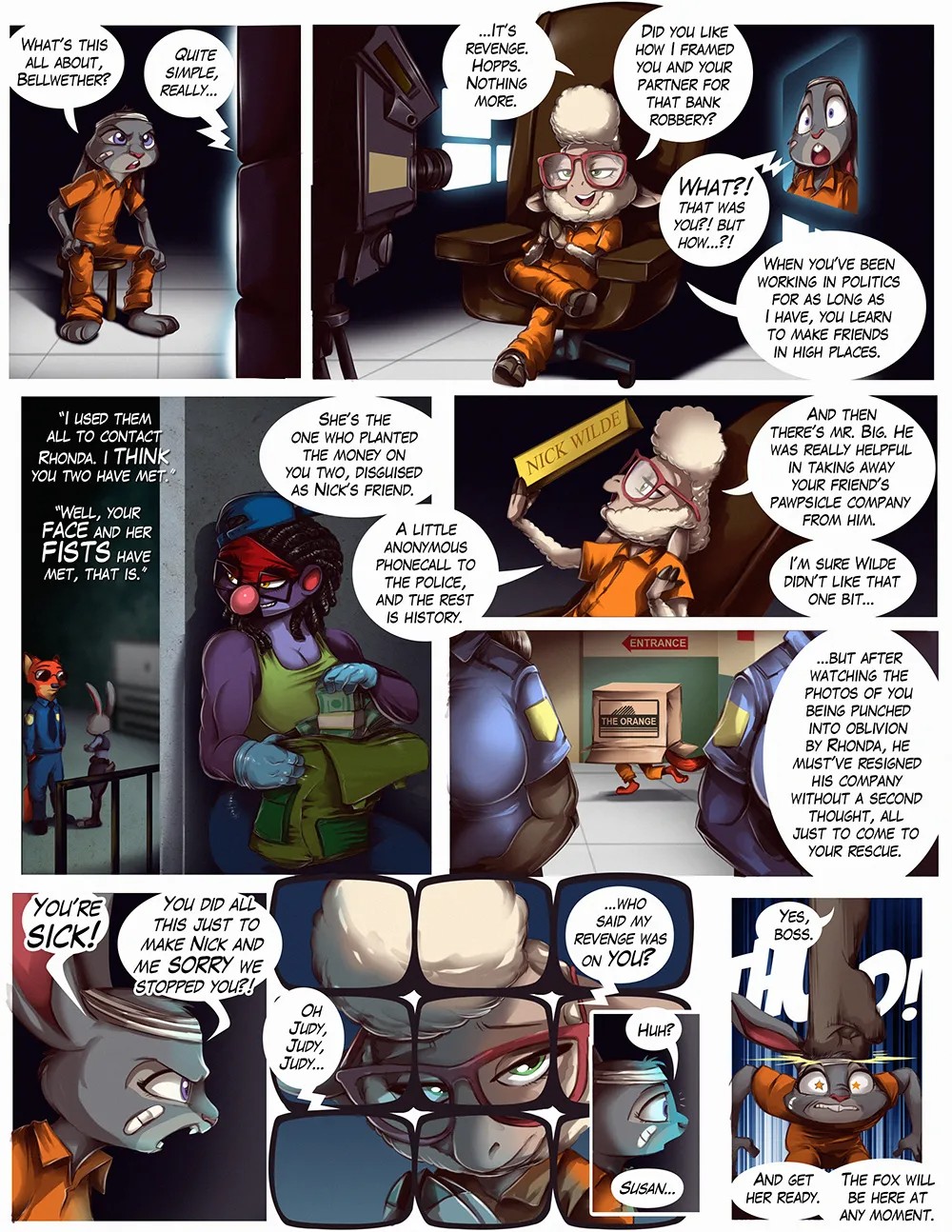 Guilty! Judy & Nick Go To Jail Porn Comic english 16