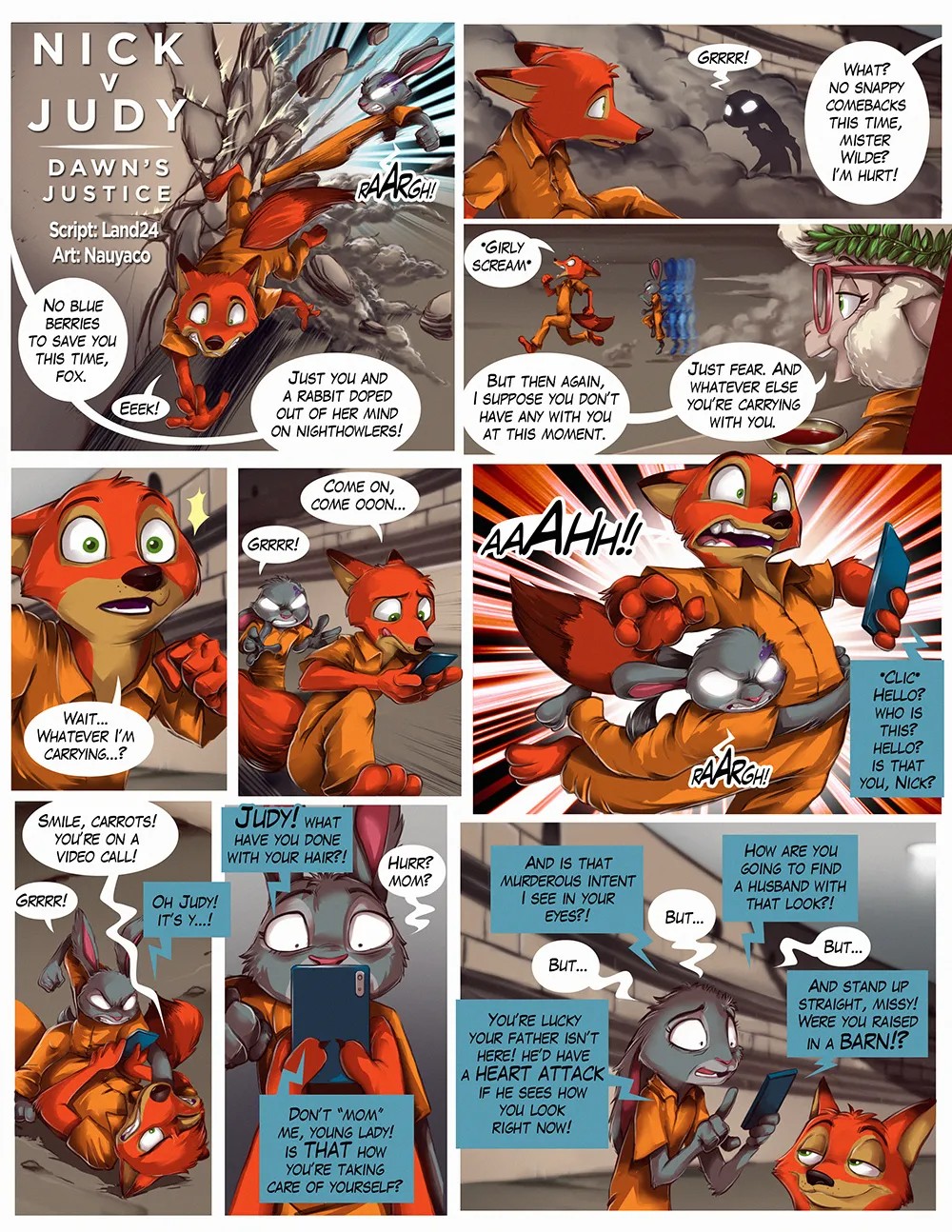 Guilty! Judy & Nick Go To Jail Porn Comic english 18