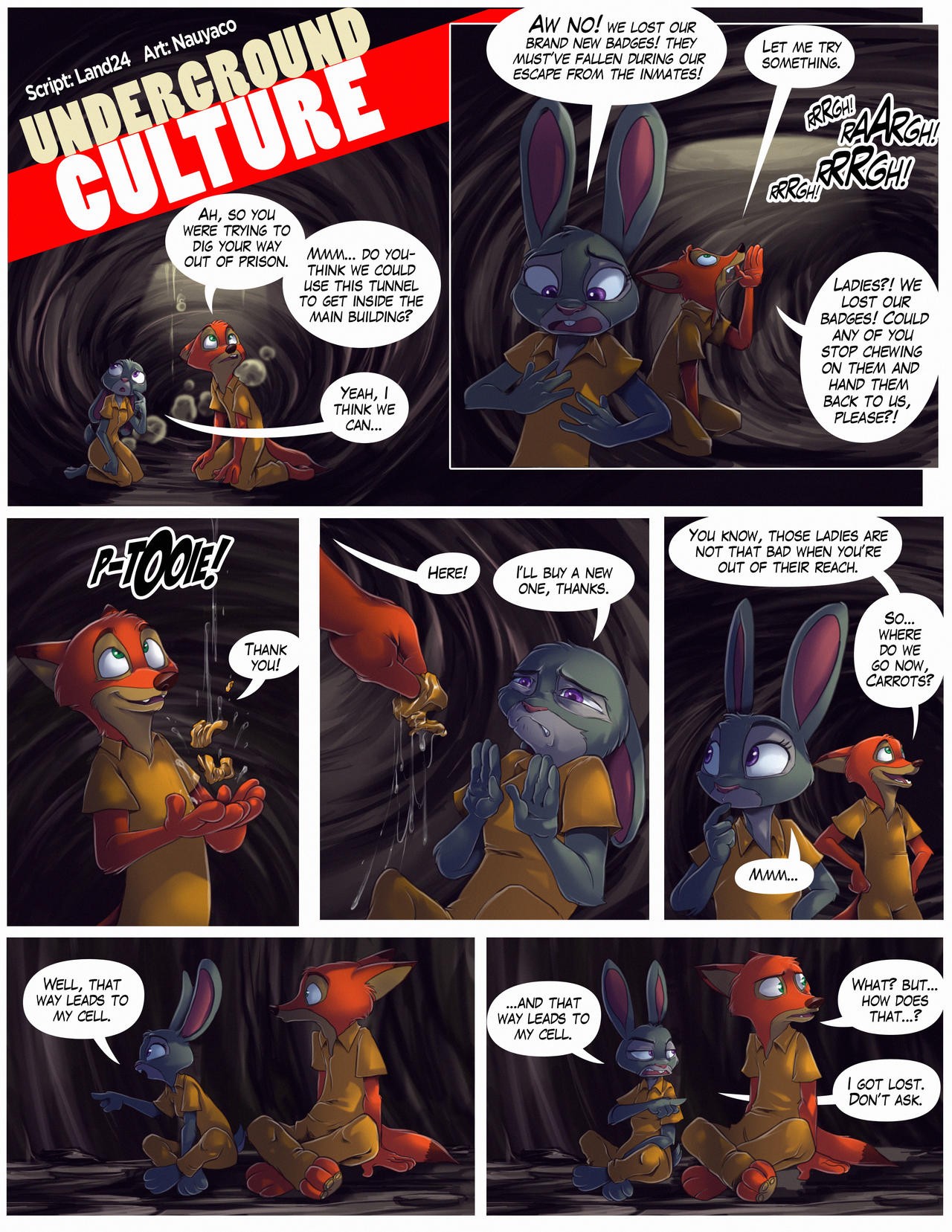 Guilty! Judy & Nick Go To Jail Porn Comic english 31