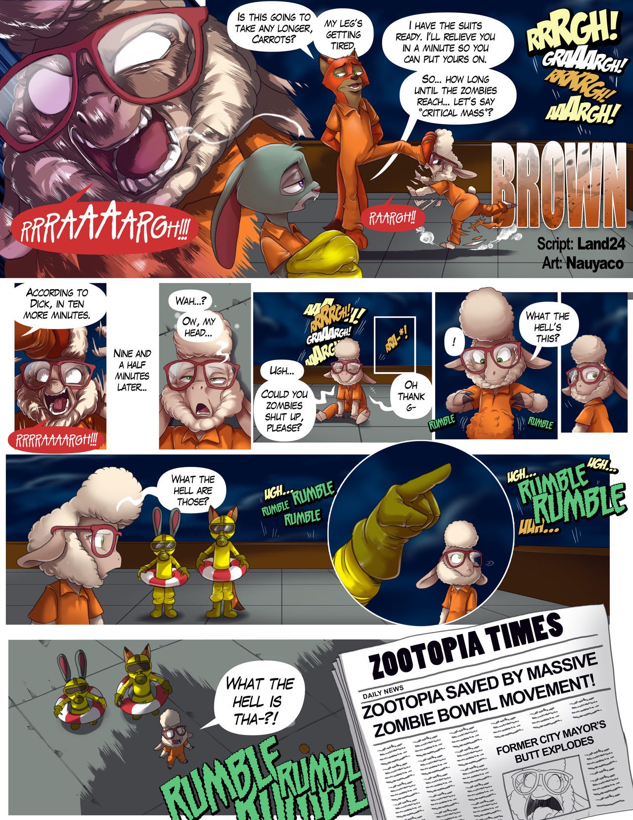 Guilty! Judy & Nick Go To Jail Porn Comic english 37