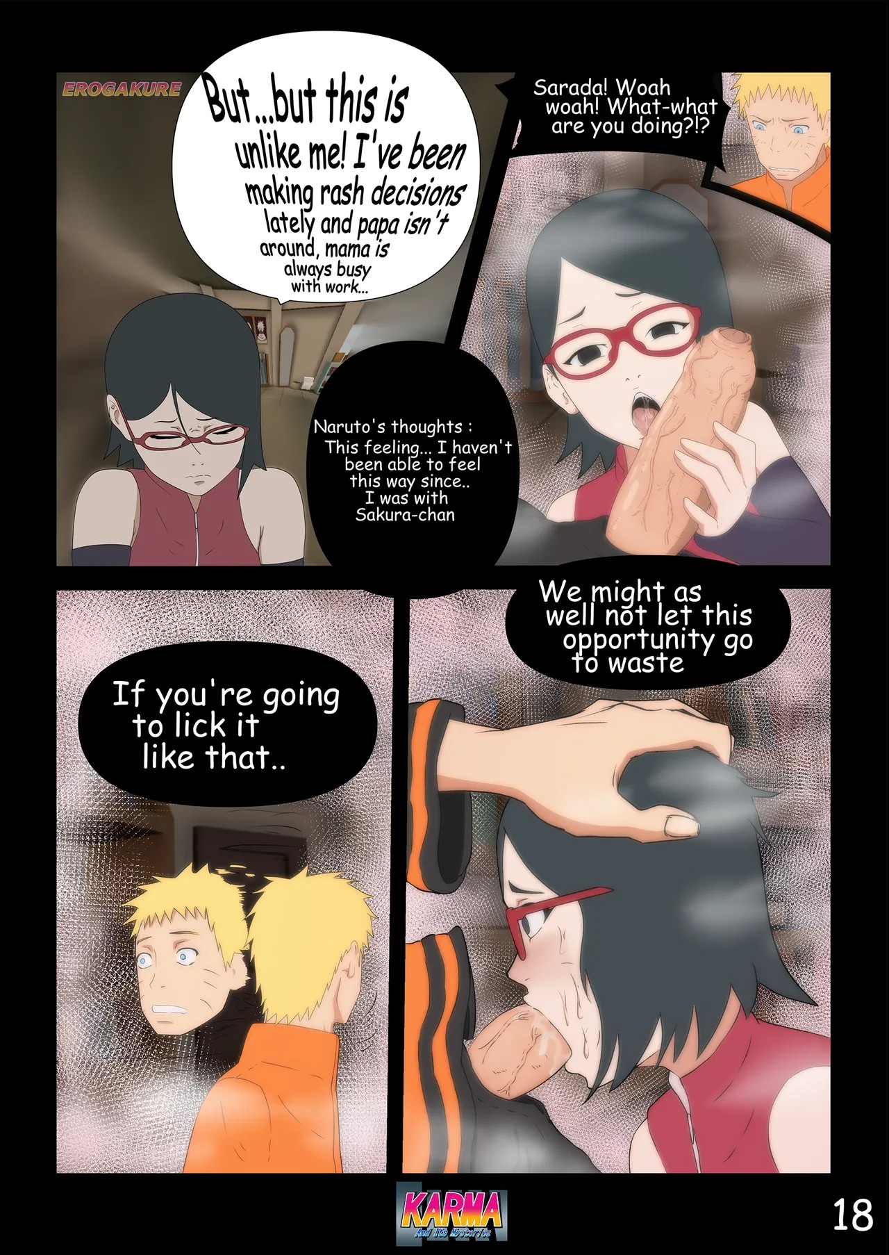 Karma And Its Mysteries Part 3: Training Porn Comic english 19