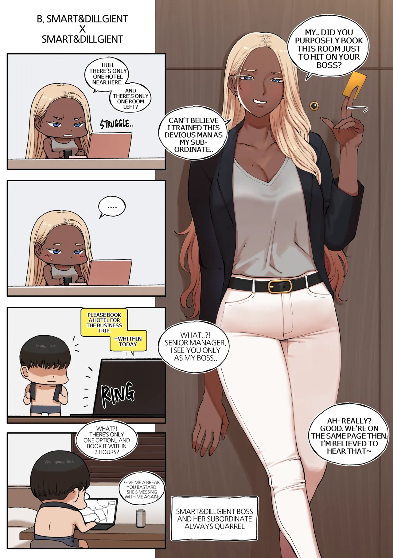 Office Affair: The Chemistry Between Subordinate And Boss Porn Comic english 08