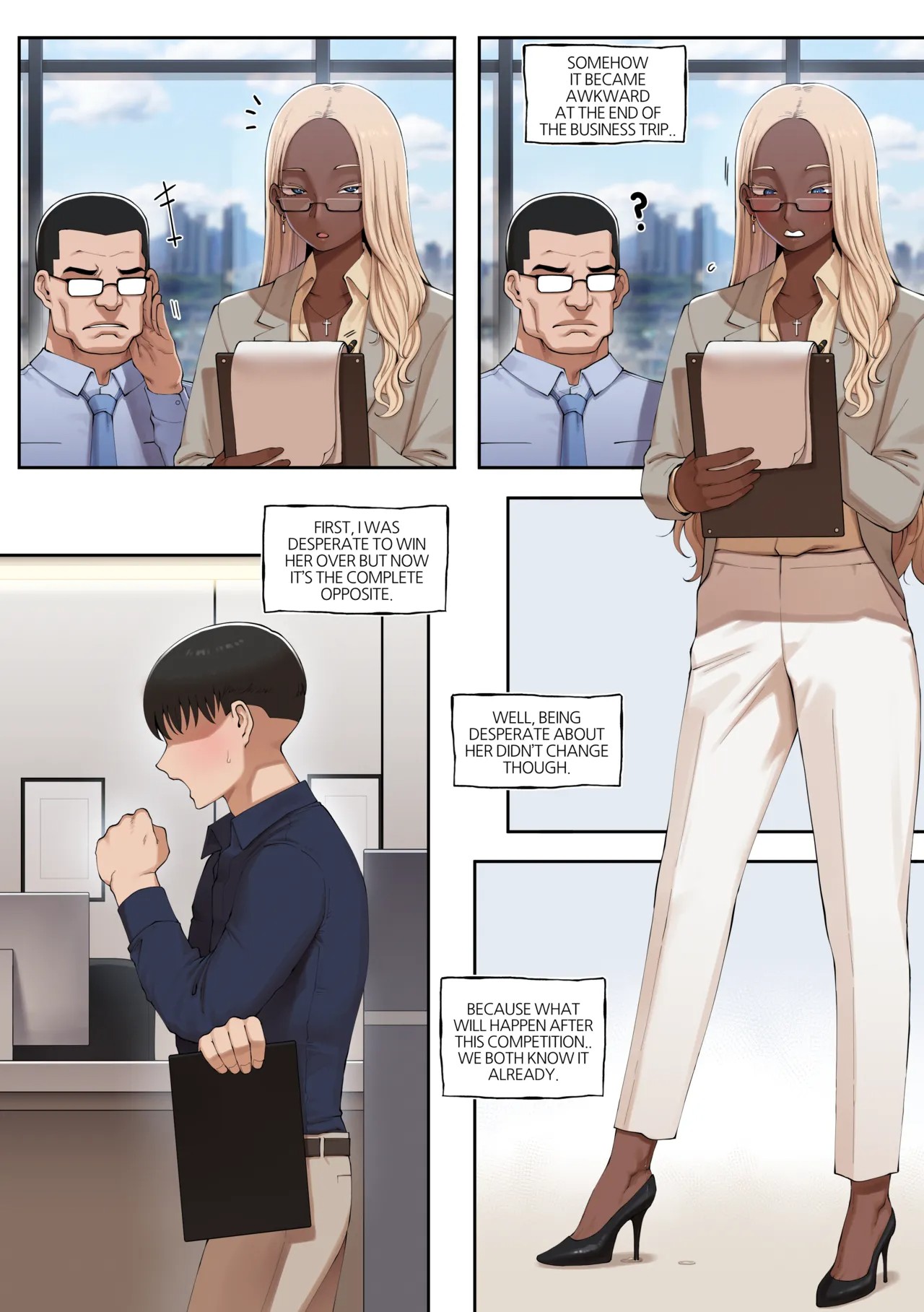 Office Affair: The Chemistry Between Subordinate And Boss Porn Comic english 12