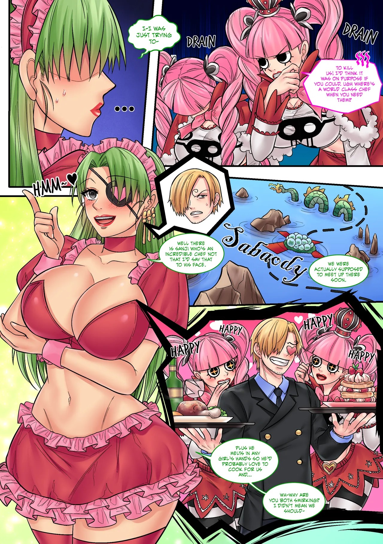 One Piece: Perona Paradigm Porn Comic english 67