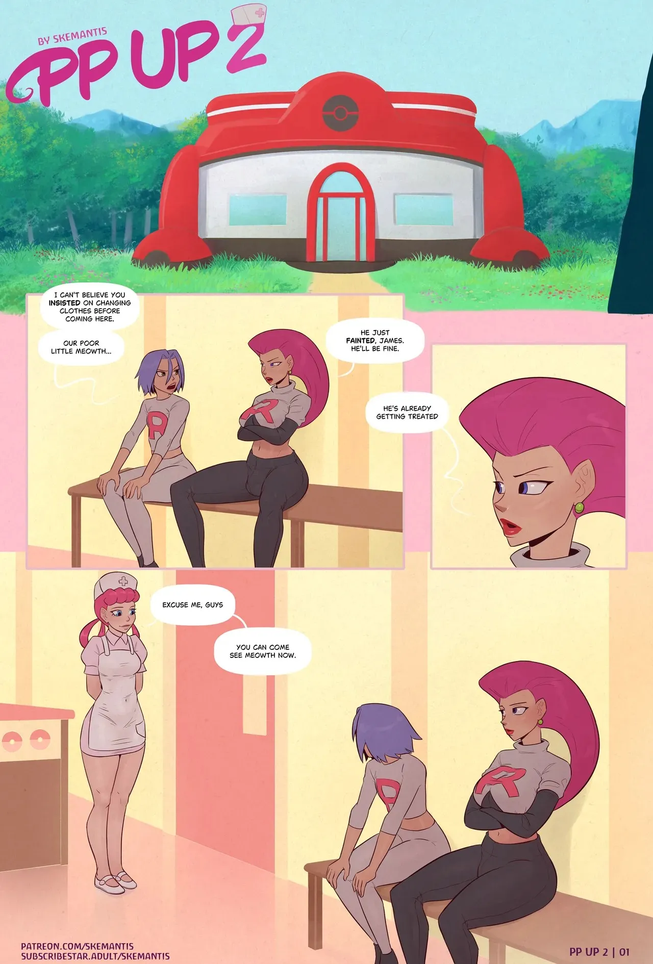 PP Up 2 (Pokemon) [Stripped (Skemantis)] - English - Porn Comic