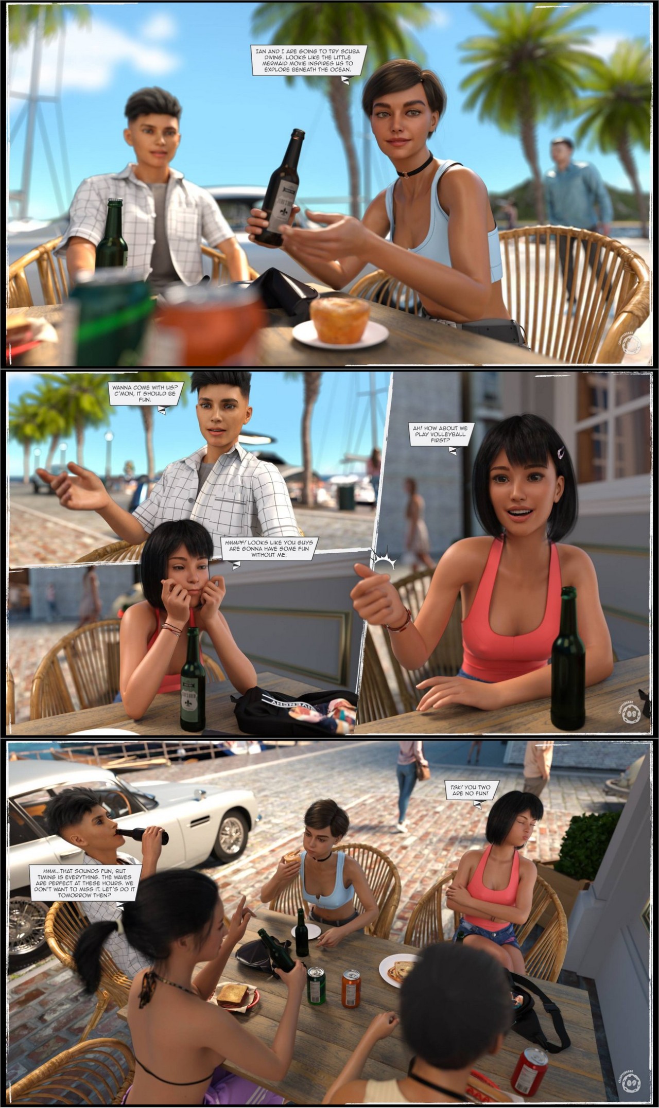 Summer Heat By Crispy Cheese Porn Comic english 03