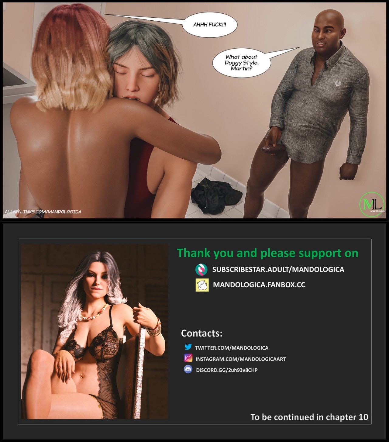 Teamwork By MandoLogica Part 9 Porn Comic english 42