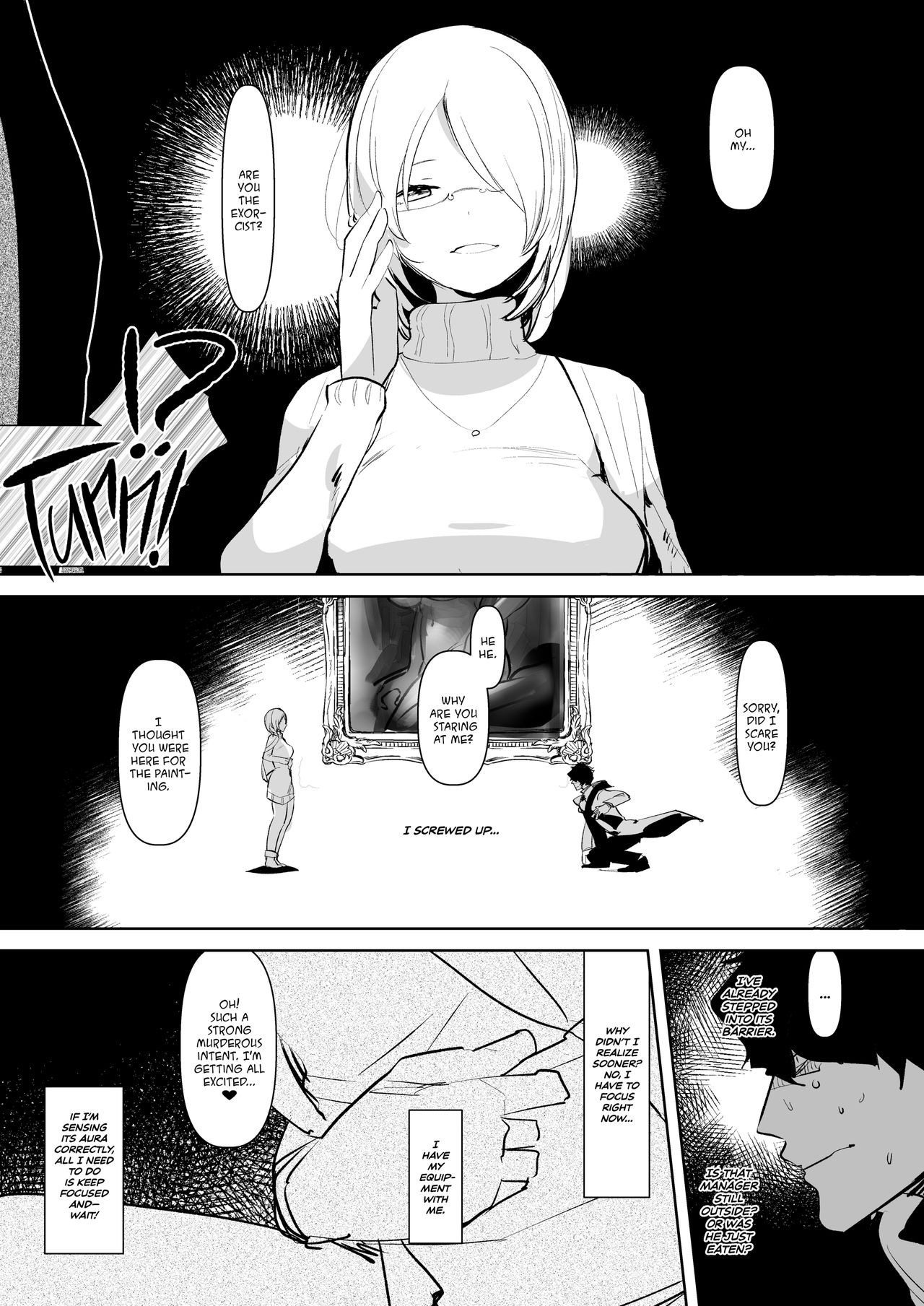 That Time When I, an Exorcist, Lost to Futanari Demon Cock... Porn Comic english 07