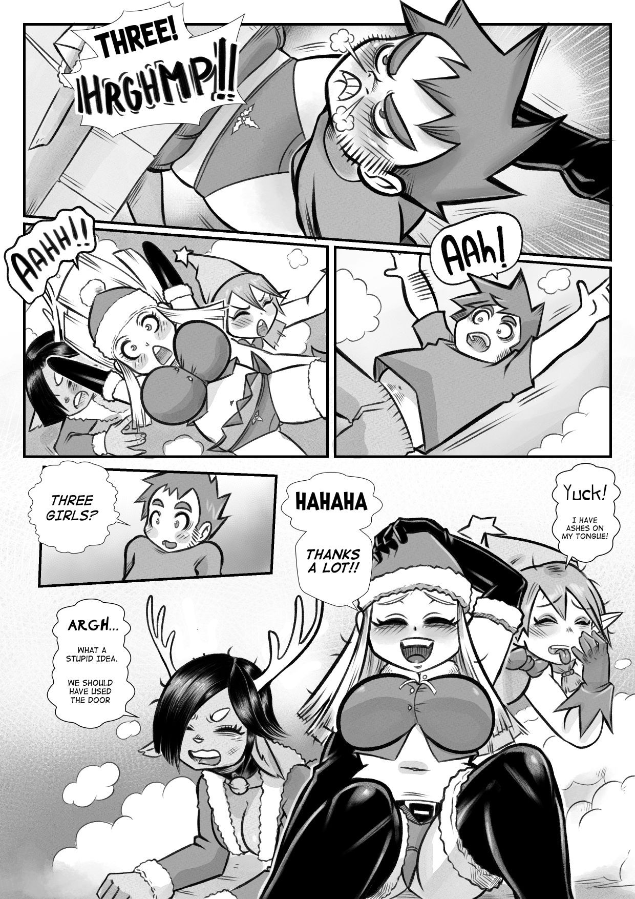 The Christmas Three Porn Comic english 07