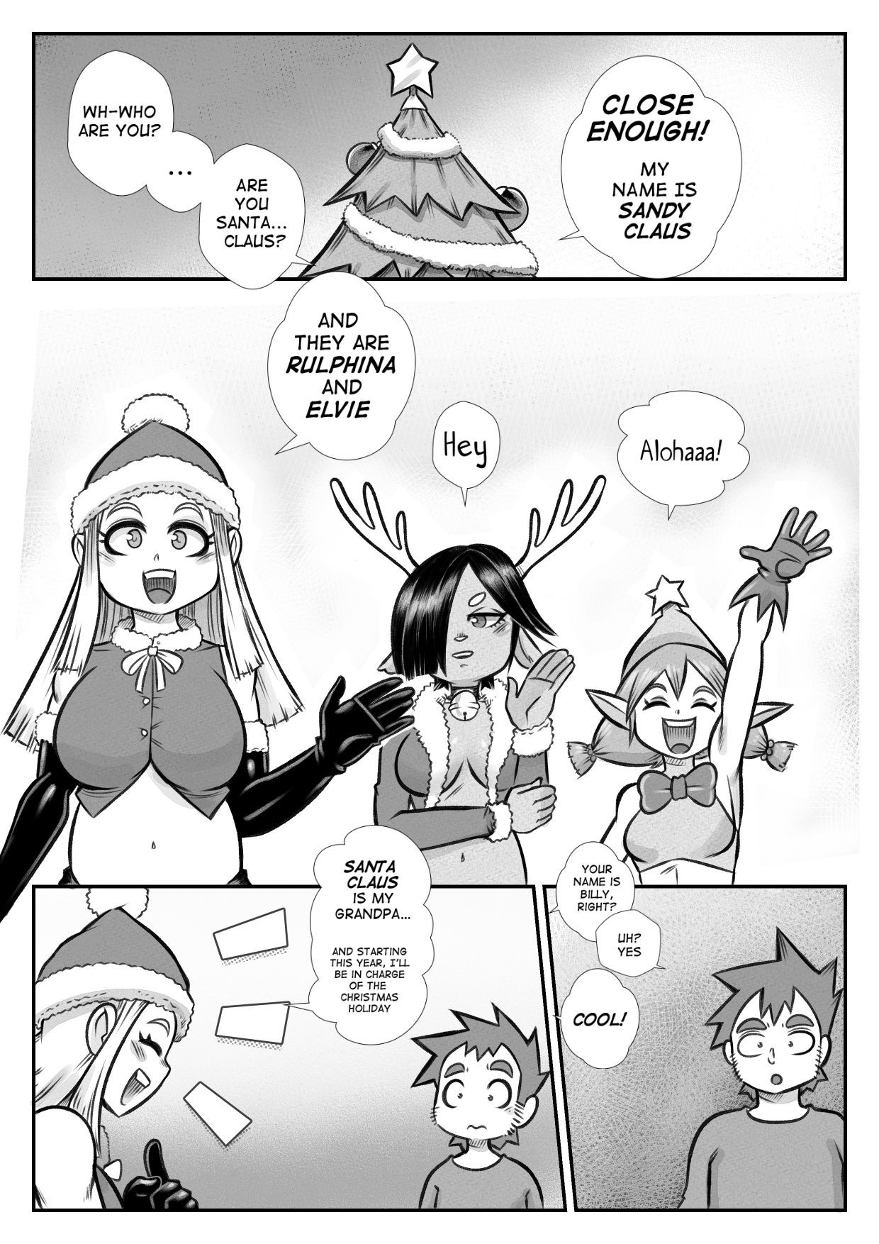 The Christmas Three Porn Comic english 08