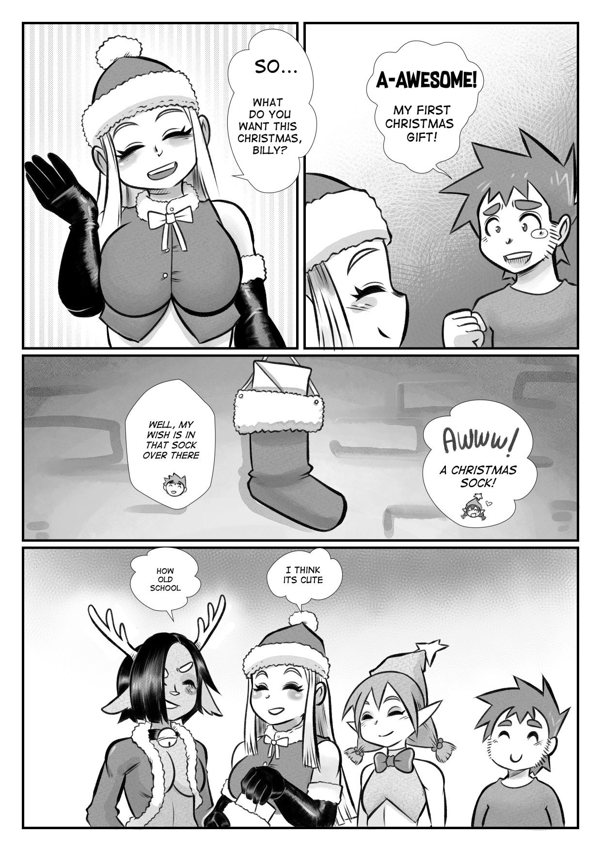 The Christmas Three Porn Comic english 10