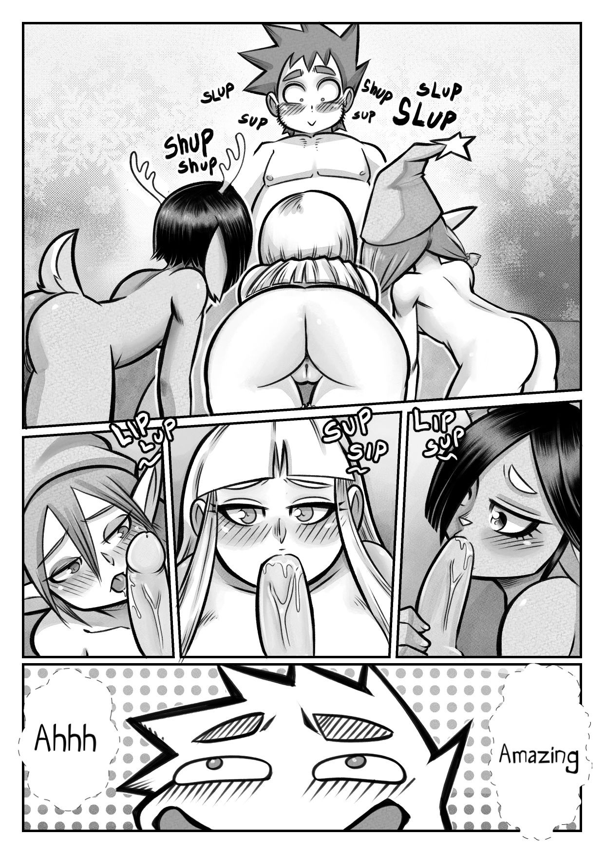 The Christmas Three Porn Comic english 16