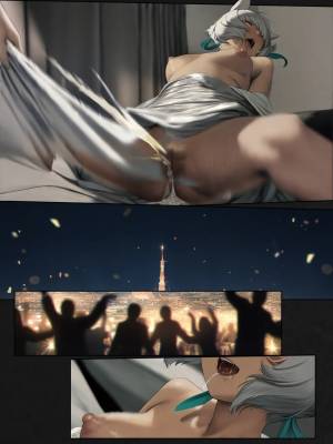 The Silk Between Us: That Time When I Literally Had Sex with Y'Shtola Through Silk Porn Comic english 23