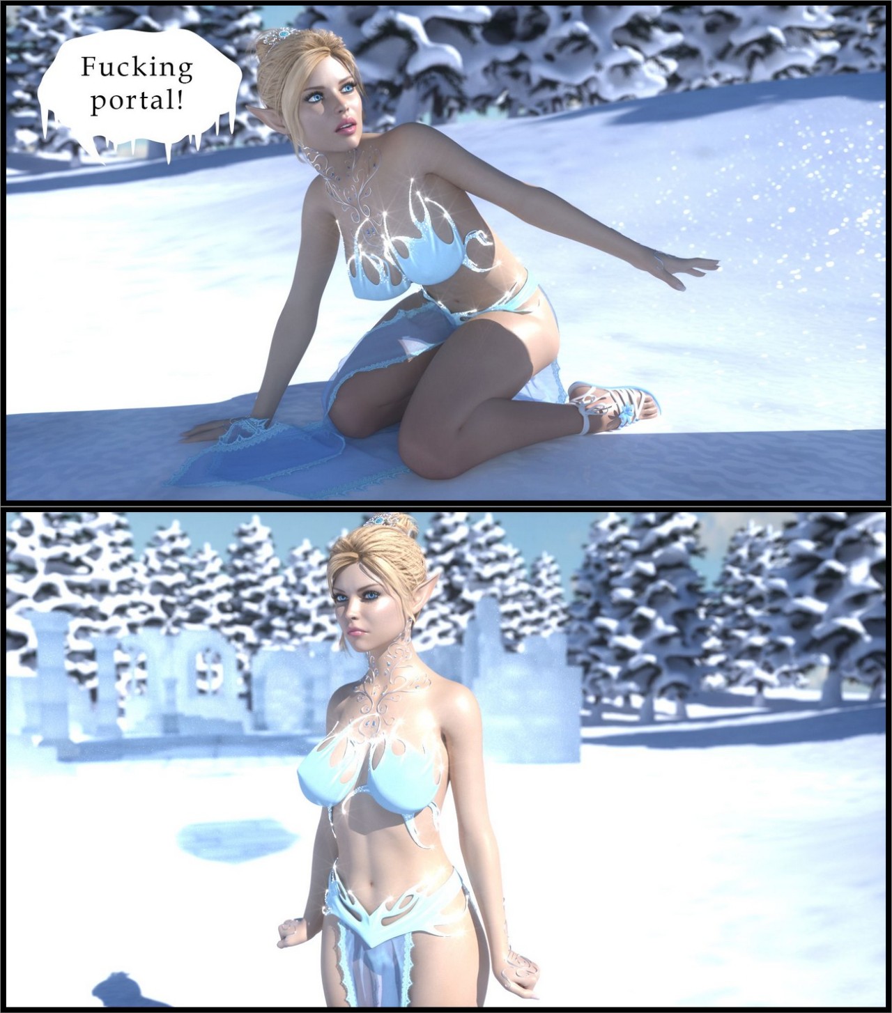 Adventure Of Cataleya: Charms Of The Ice Queen Porn Comic english 03