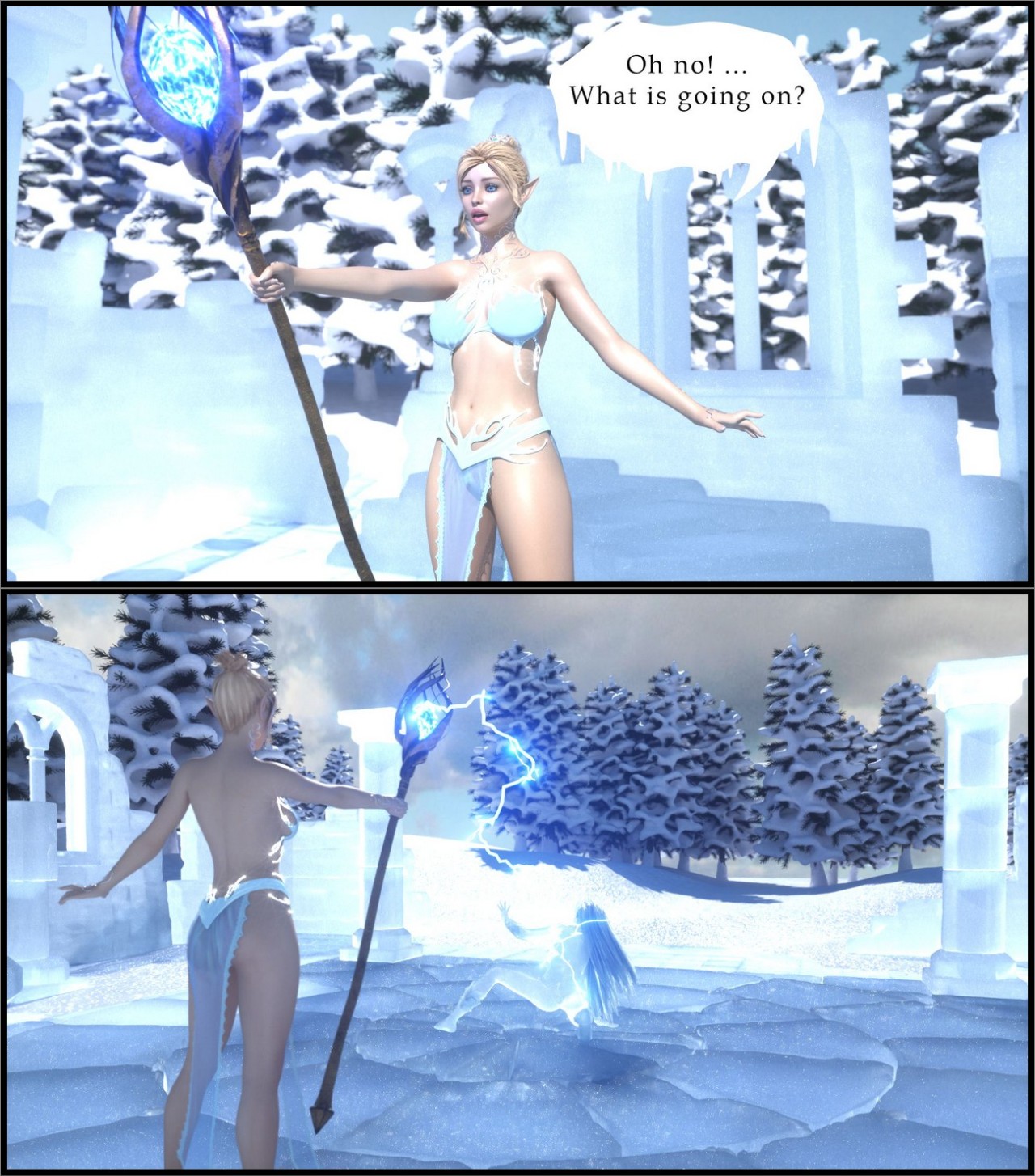 Adventure Of Cataleya: Charms Of The Ice Queen Porn Comic english 09