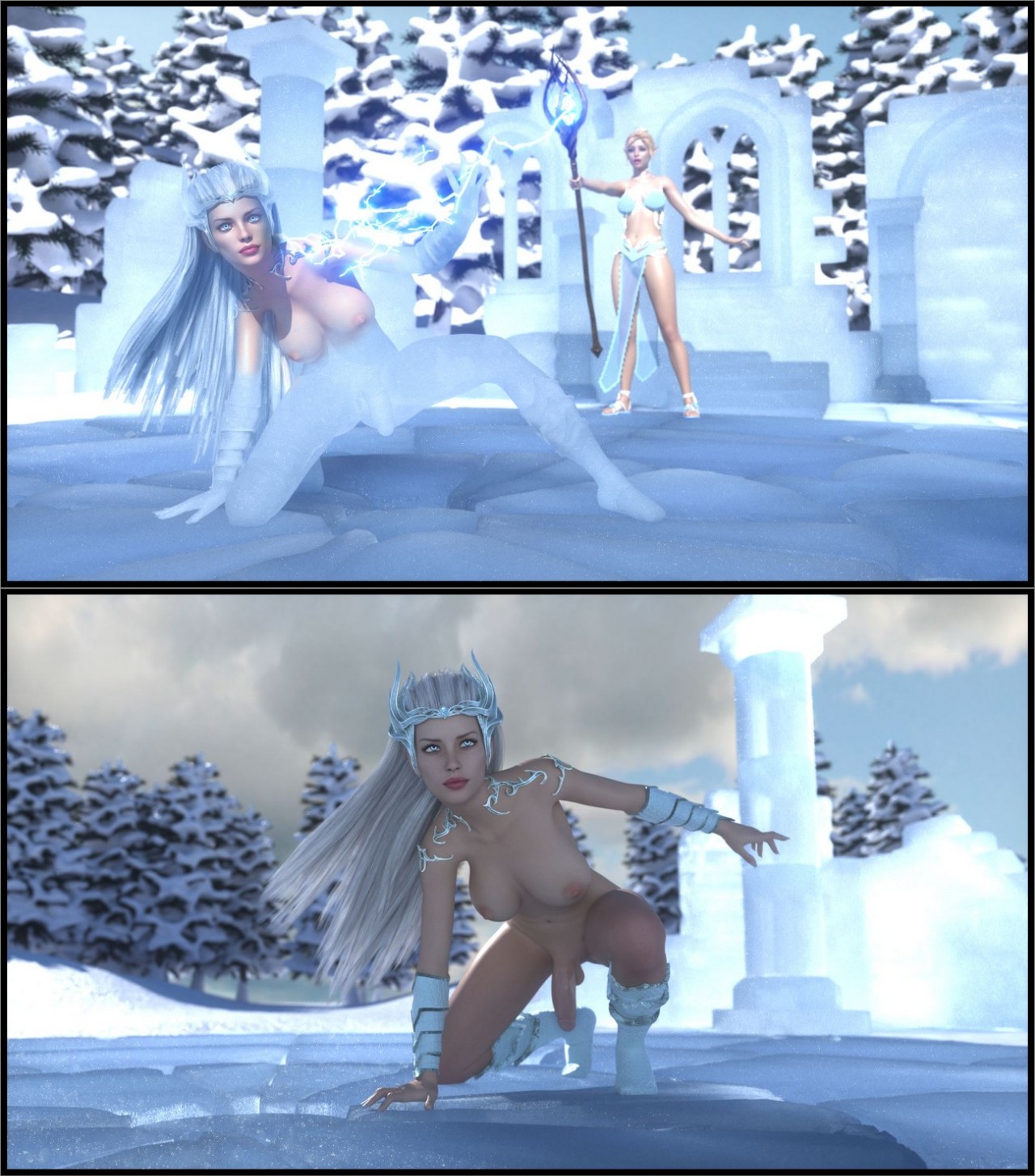 Adventure Of Cataleya: Charms Of The Ice Queen Porn Comic english 10