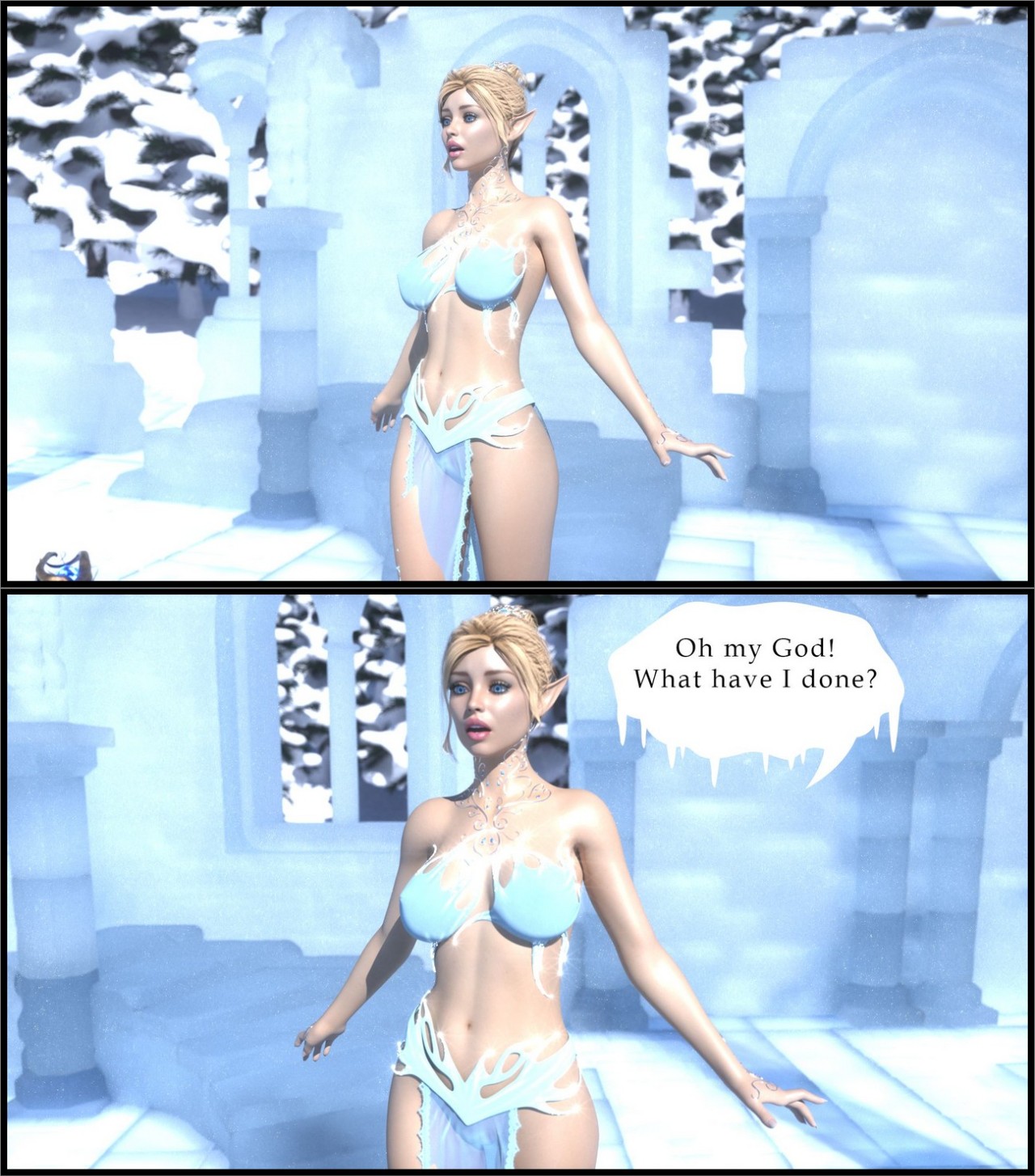 Adventure Of Cataleya: Charms Of The Ice Queen Porn Comic english 11