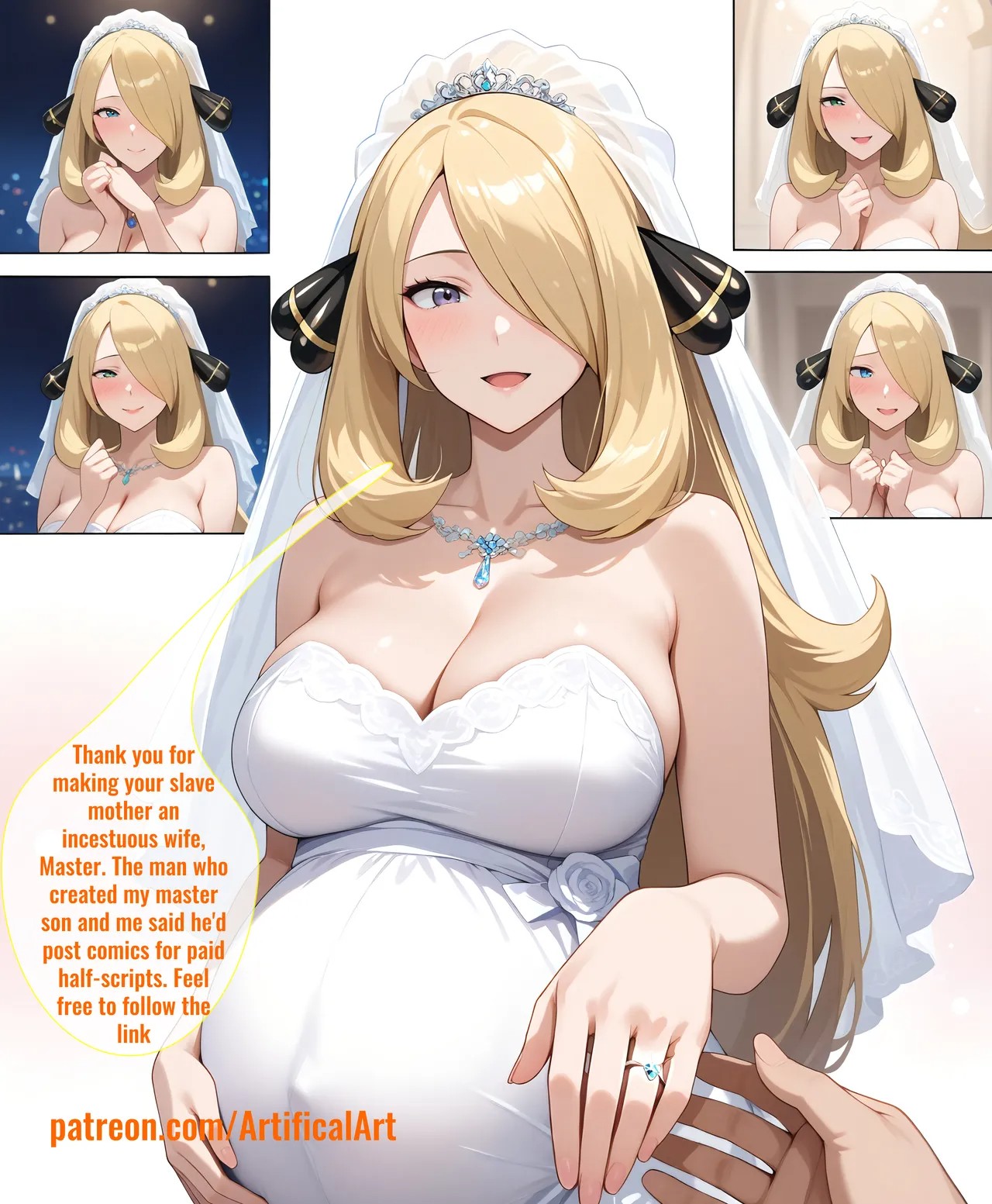 AI Generated: Cynthia (Pokemon) Porn Comic english 07