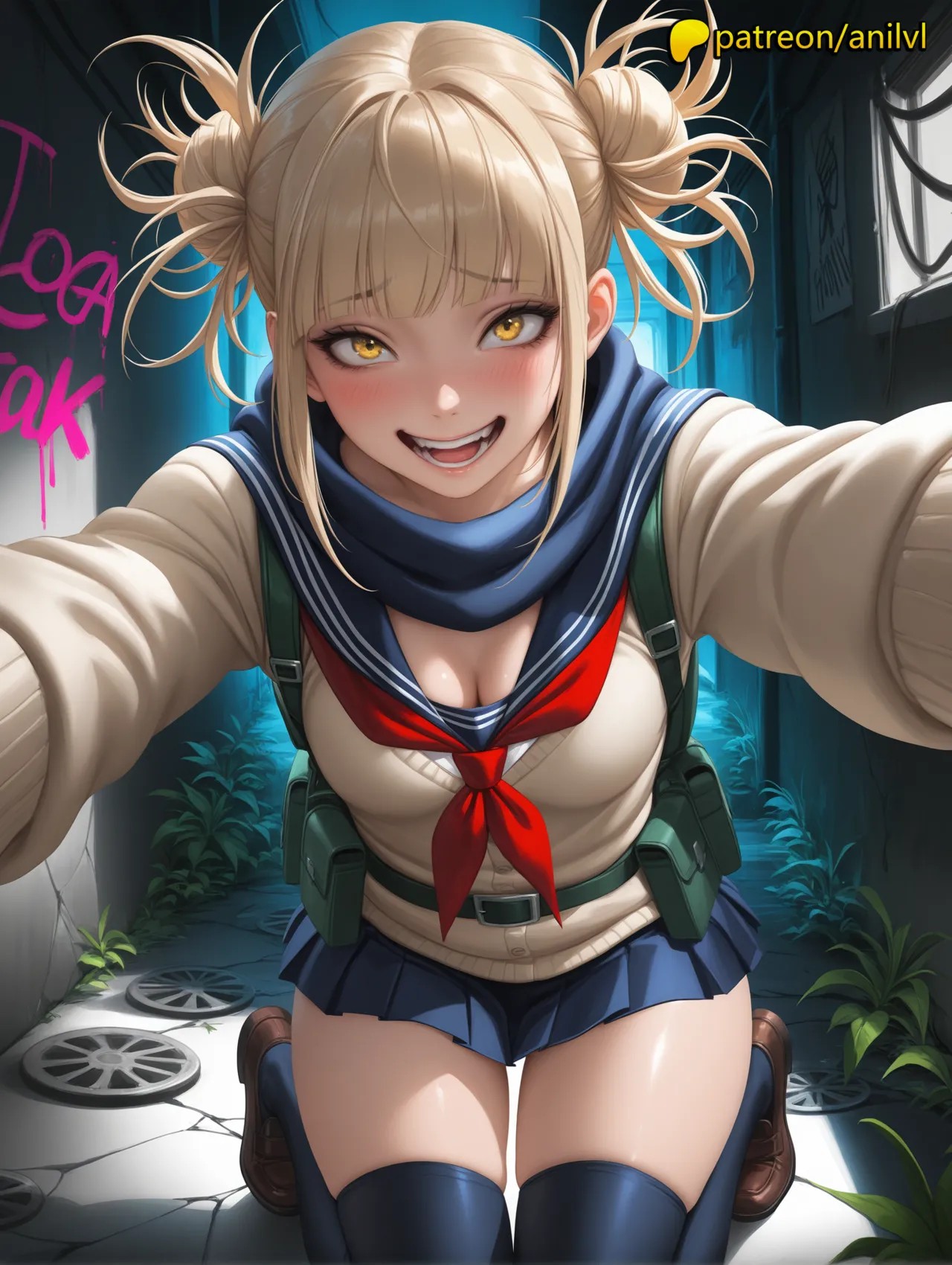 AI Generated: Himiko Toga Porn Comic english 04