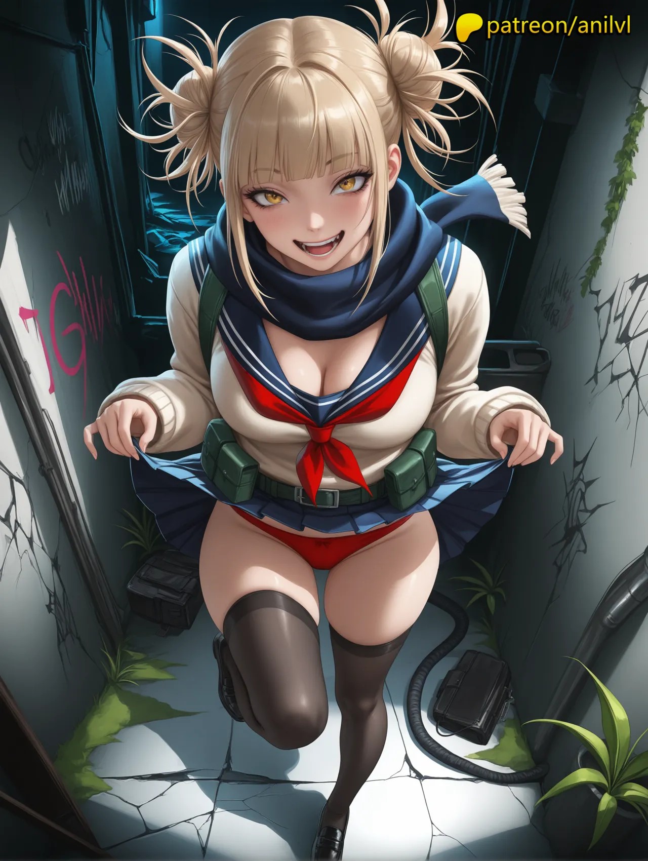 AI Generated: Himiko Toga Porn Comic english 05