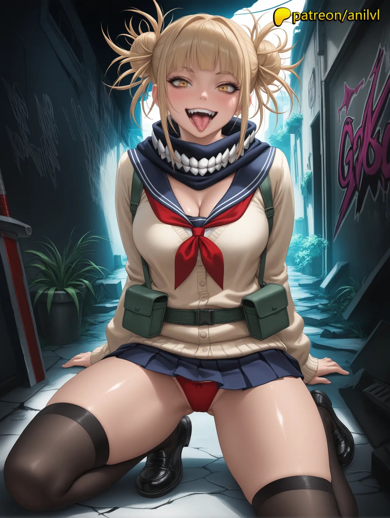 AI Generated: Himiko Toga Porn Comic english 06