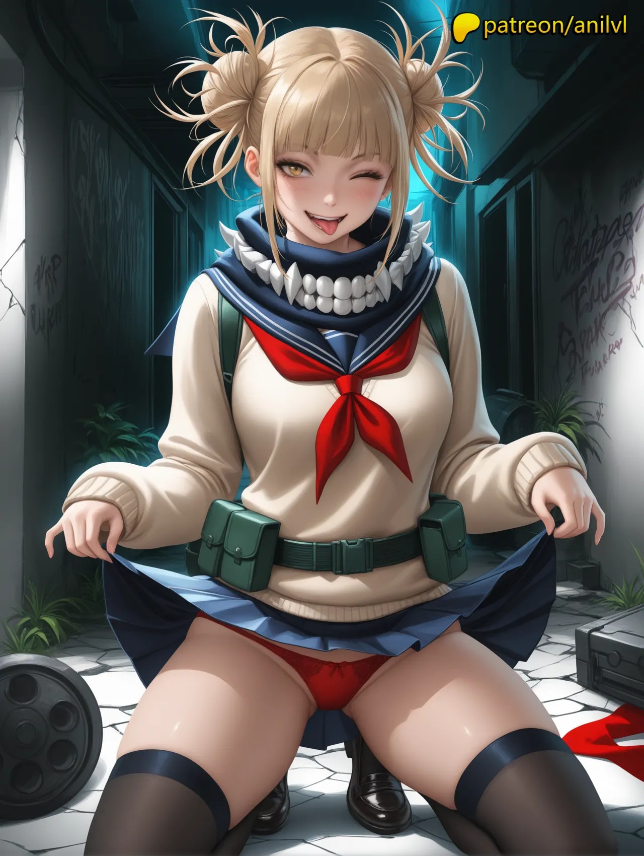 AI Generated: Himiko Toga Porn Comic english 08