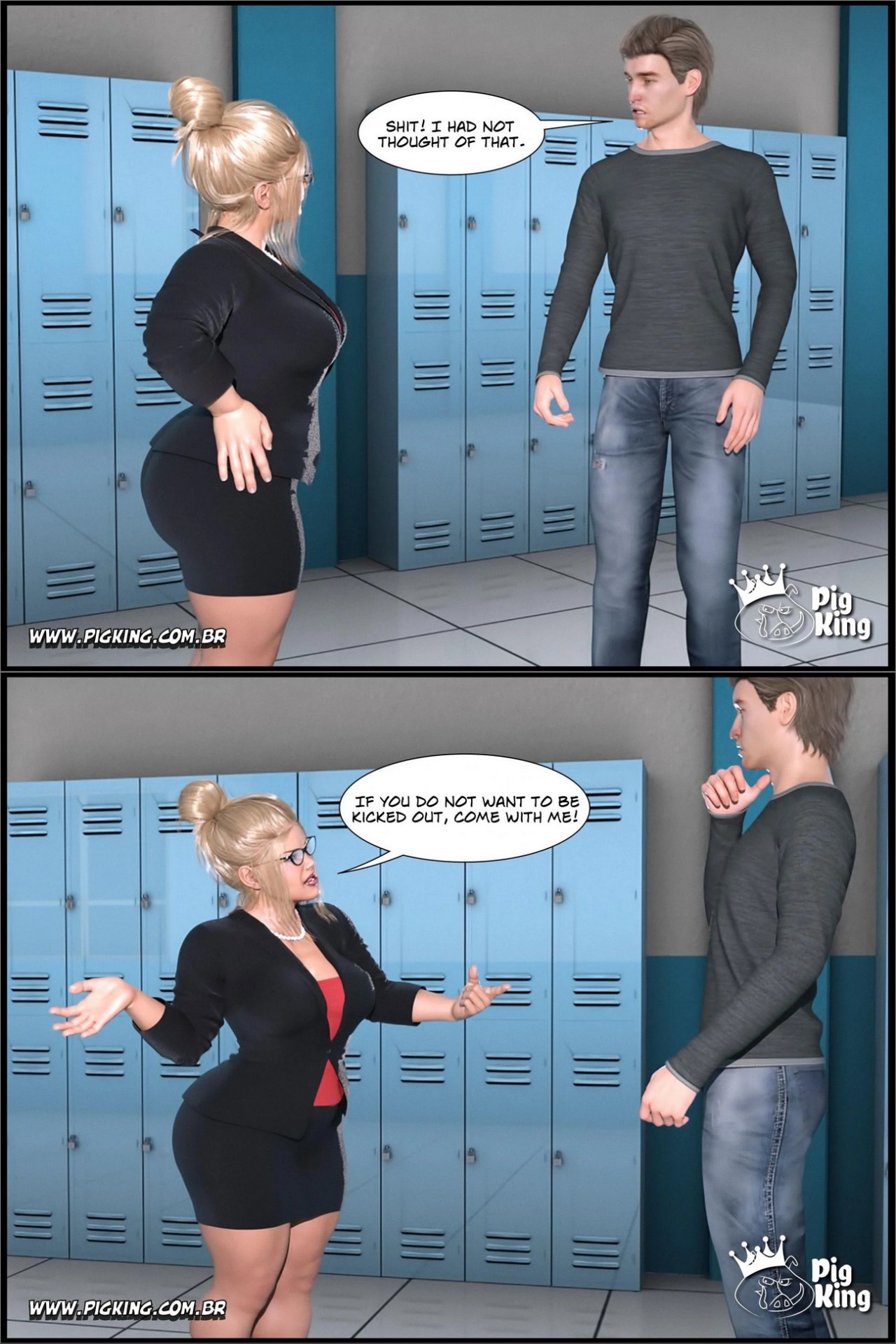 An Insatiable School Principle Part 2: Amnesia - Samira Porn Comic english 04