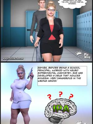 An Insatiable School Principle Part 2: Amnesia - Samira Porn Comic english 05