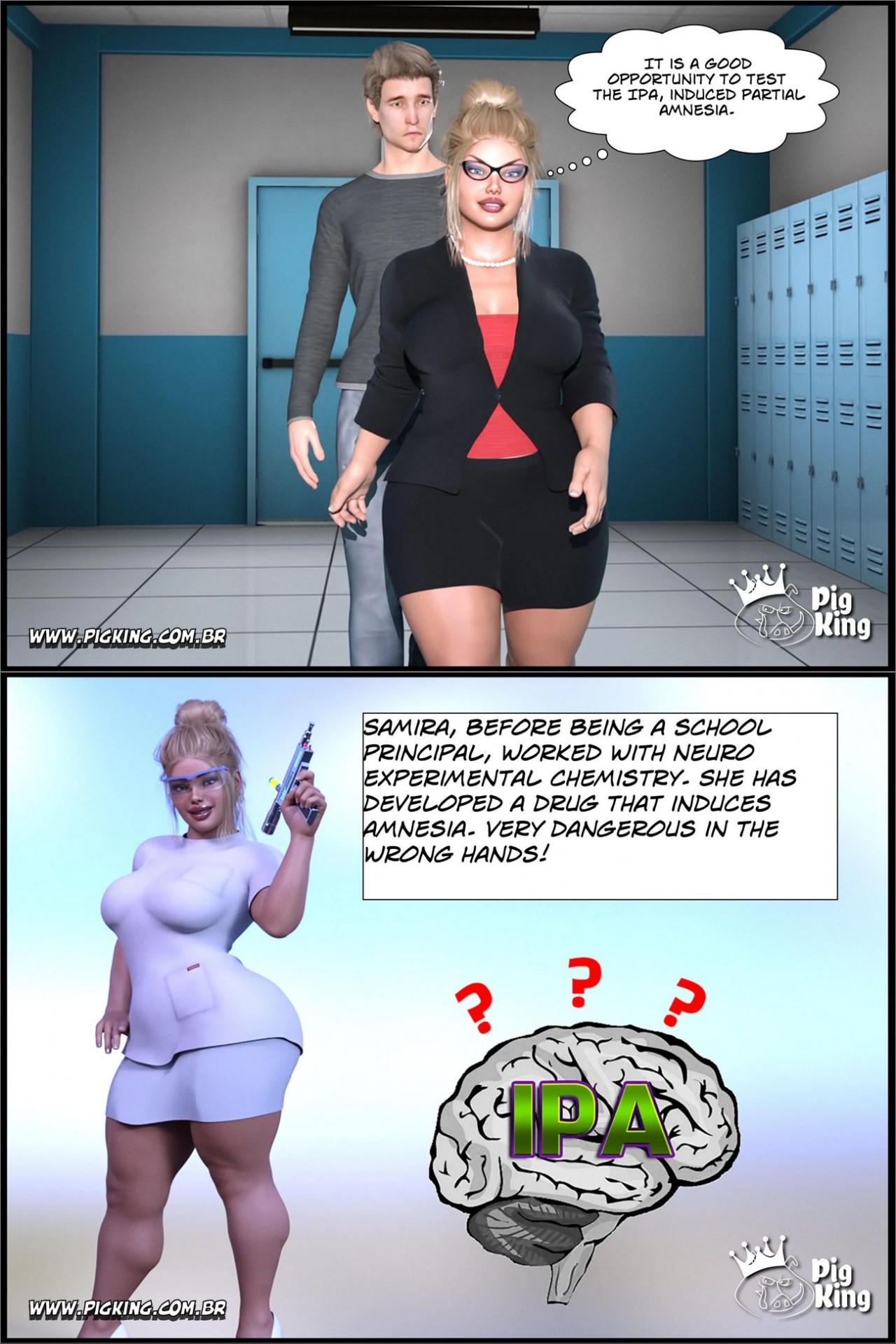 An Insatiable School Principle Part 2: Amnesia - Samira Porn Comic english 05