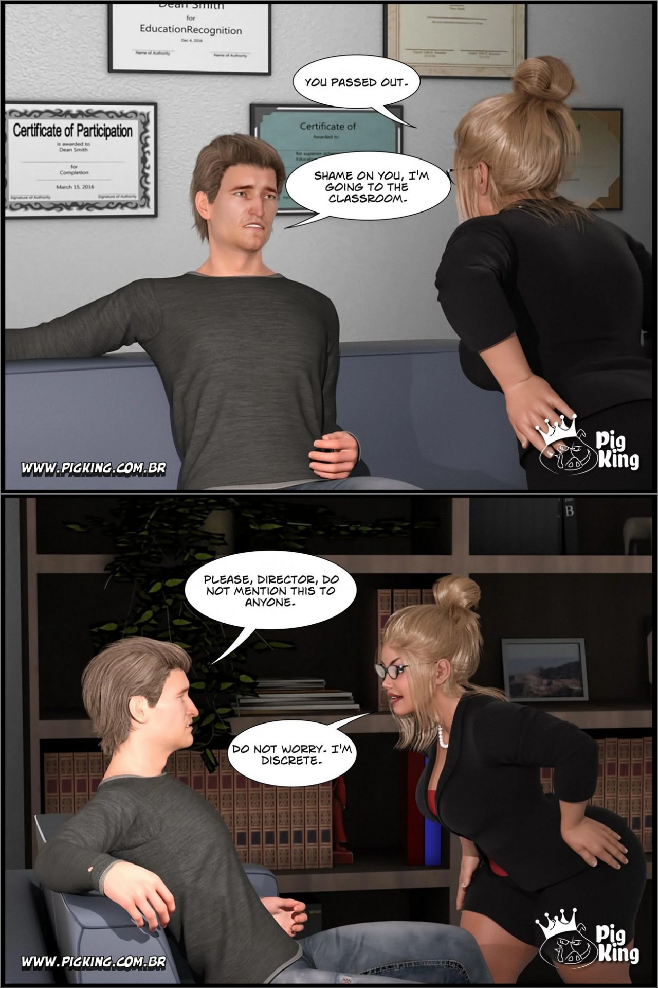 An Insatiable School Principle Part 2: Amnesia - Samira Porn Comic english 27