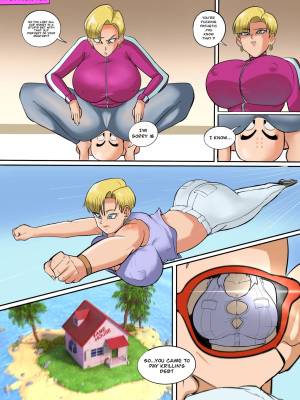 Android 18 x Roshi Porn Comic english 02