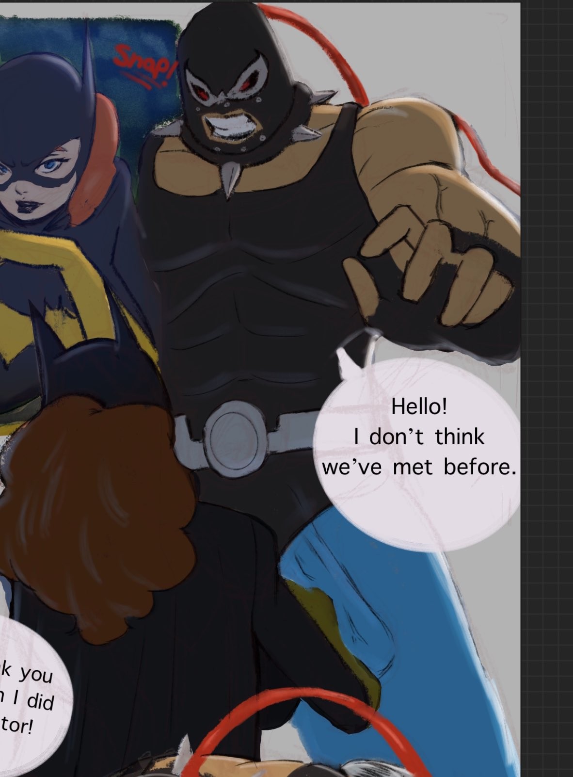 Bane Breaks Batgirl!  Porn Comic english 02