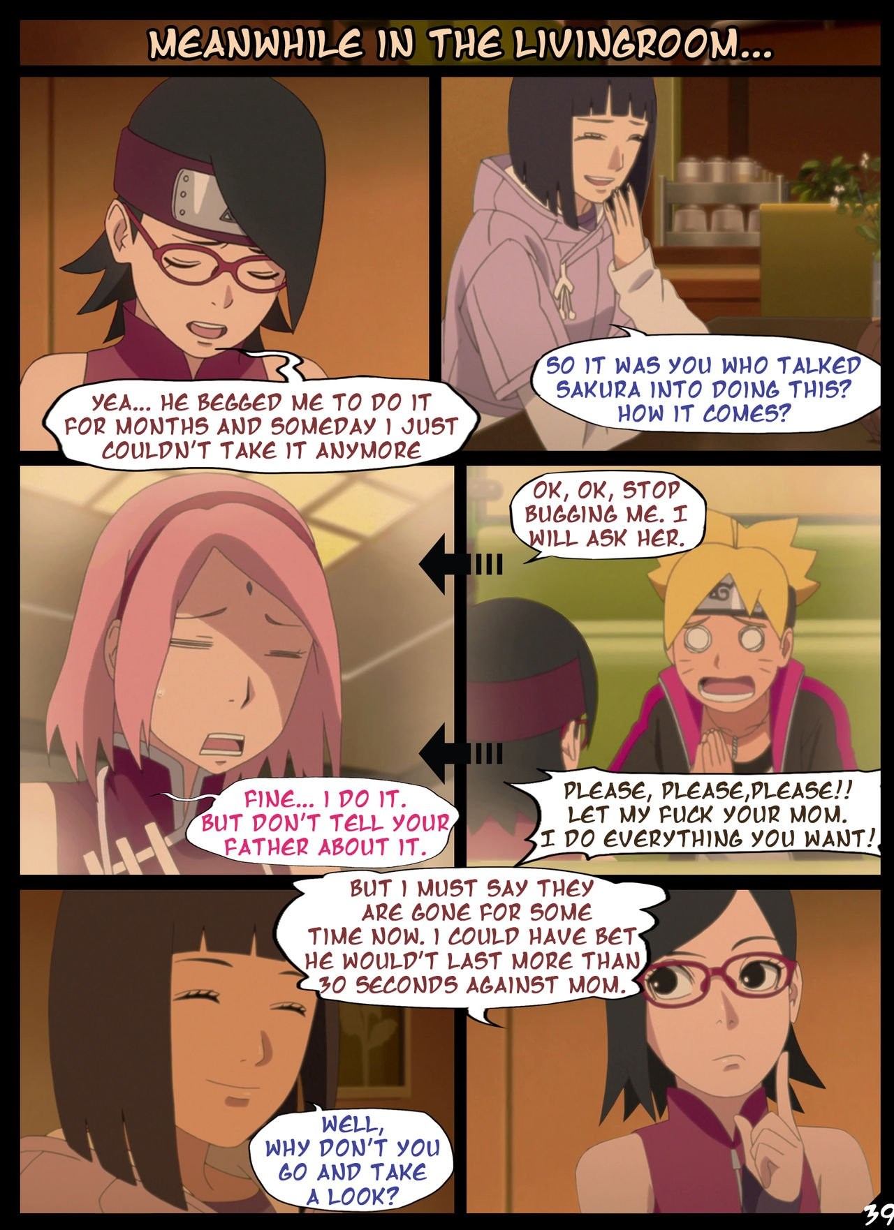 Boruto's Birthday Clash Porn Comic english 40