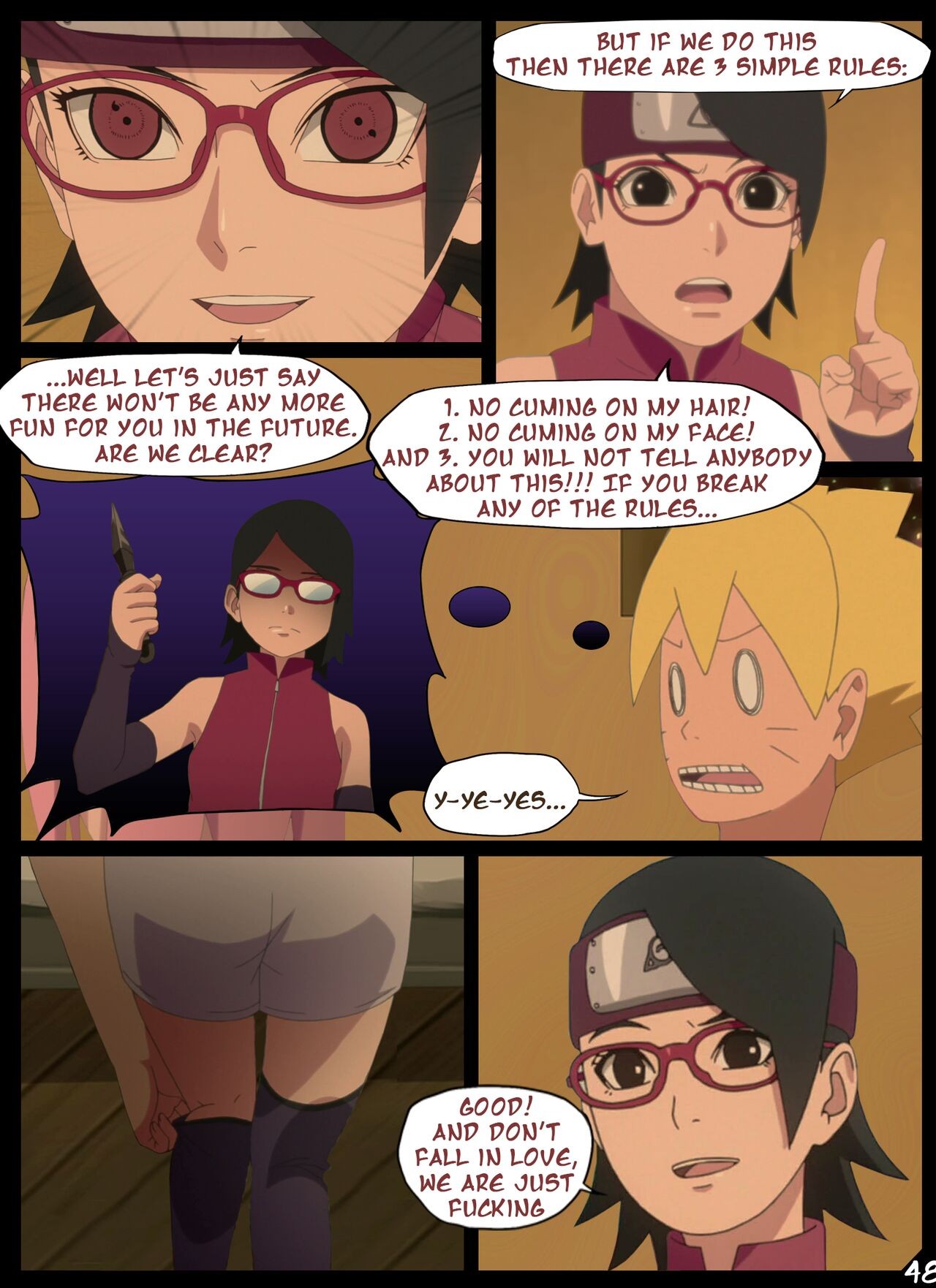 Boruto's Birthday Clash Porn Comic english 49