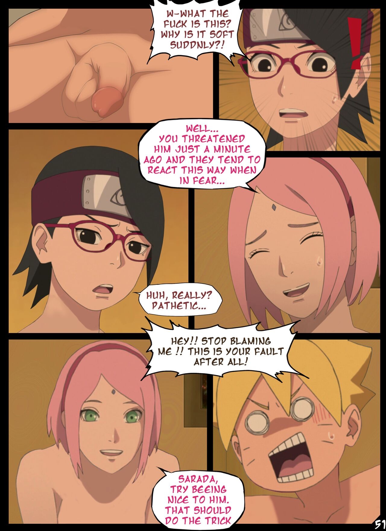 Boruto's Birthday Clash Porn Comic english 52