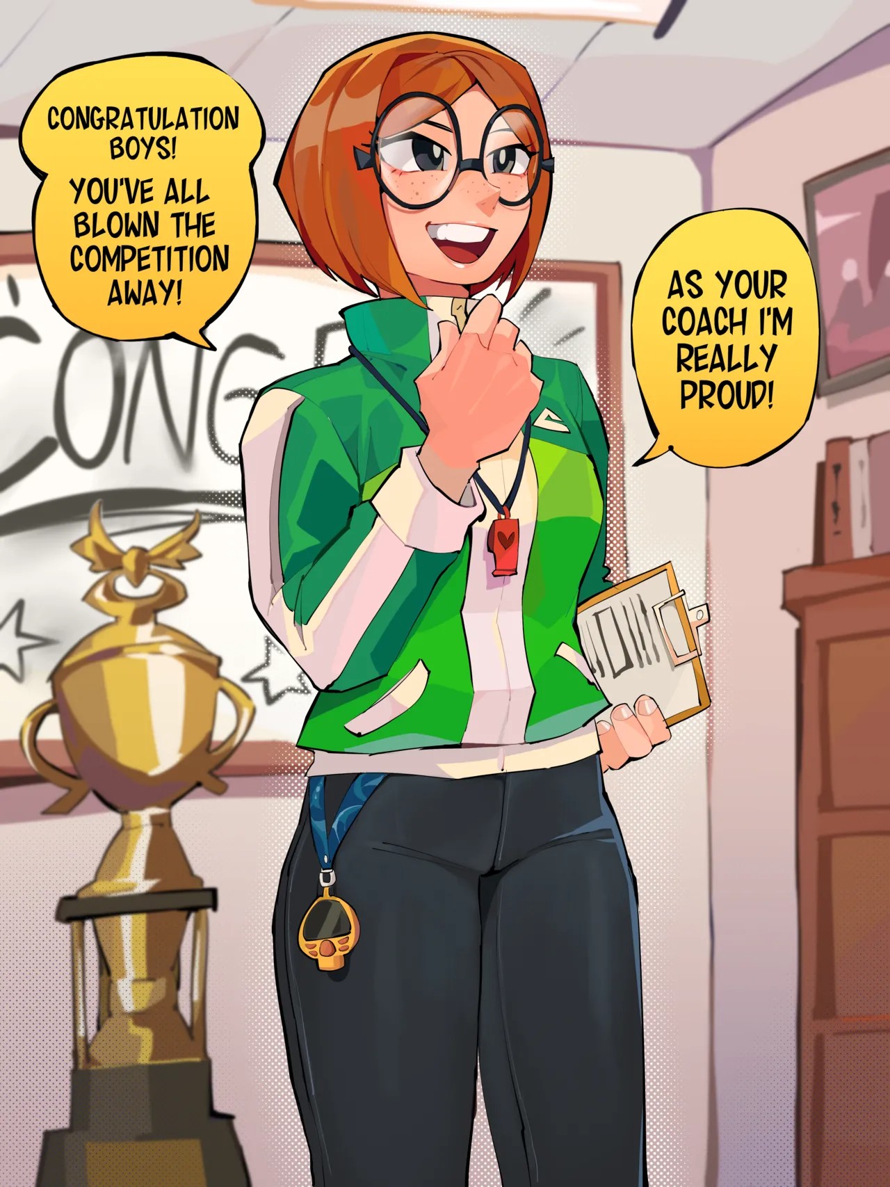 Coach Cleena Flannagan Porn Comic english 48