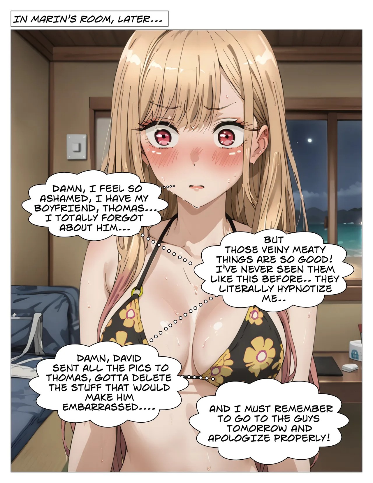 Girlfriend On Vacation Porn Comic english 31