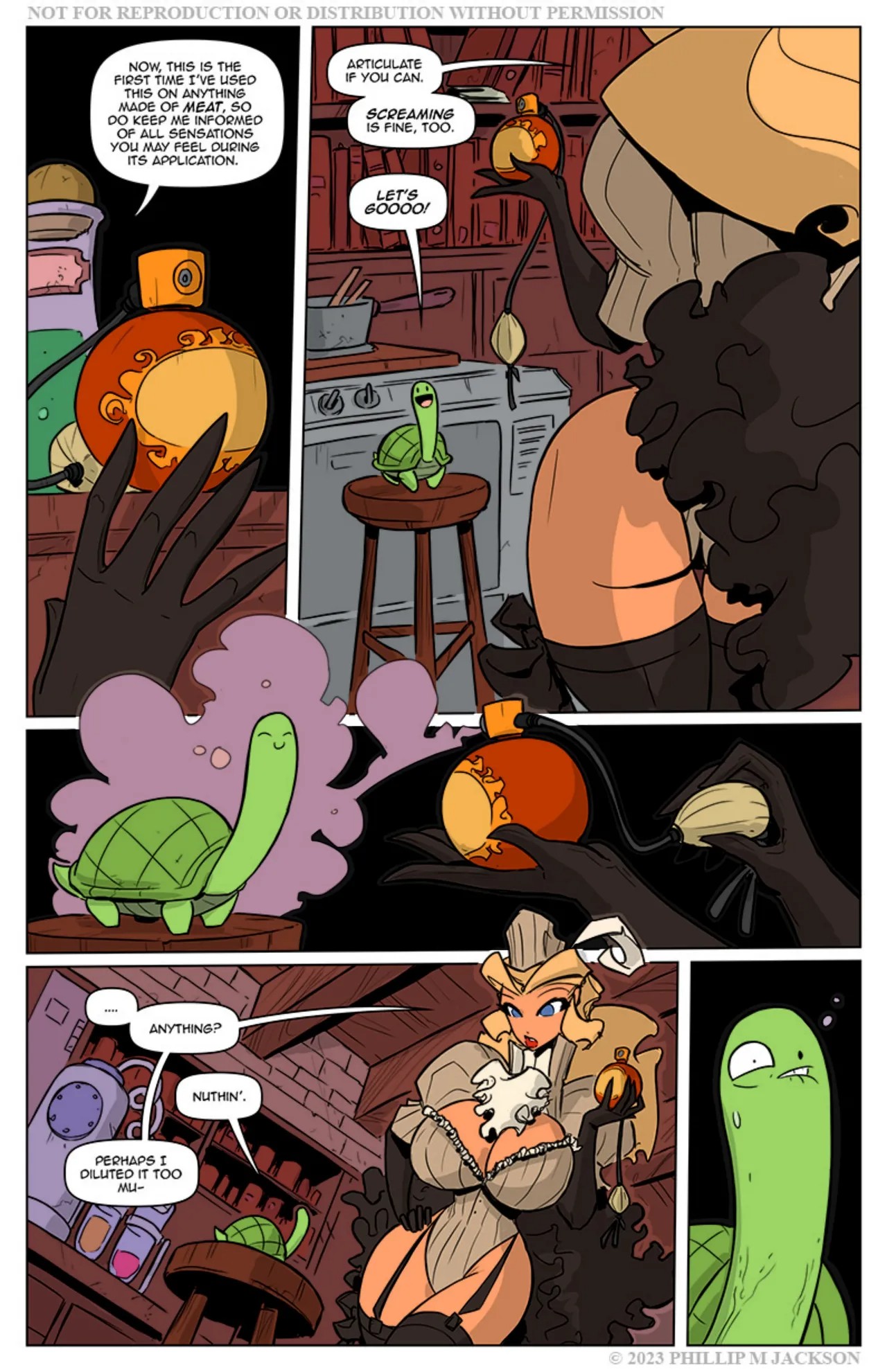 Guard Turtle Porn Comic english 04