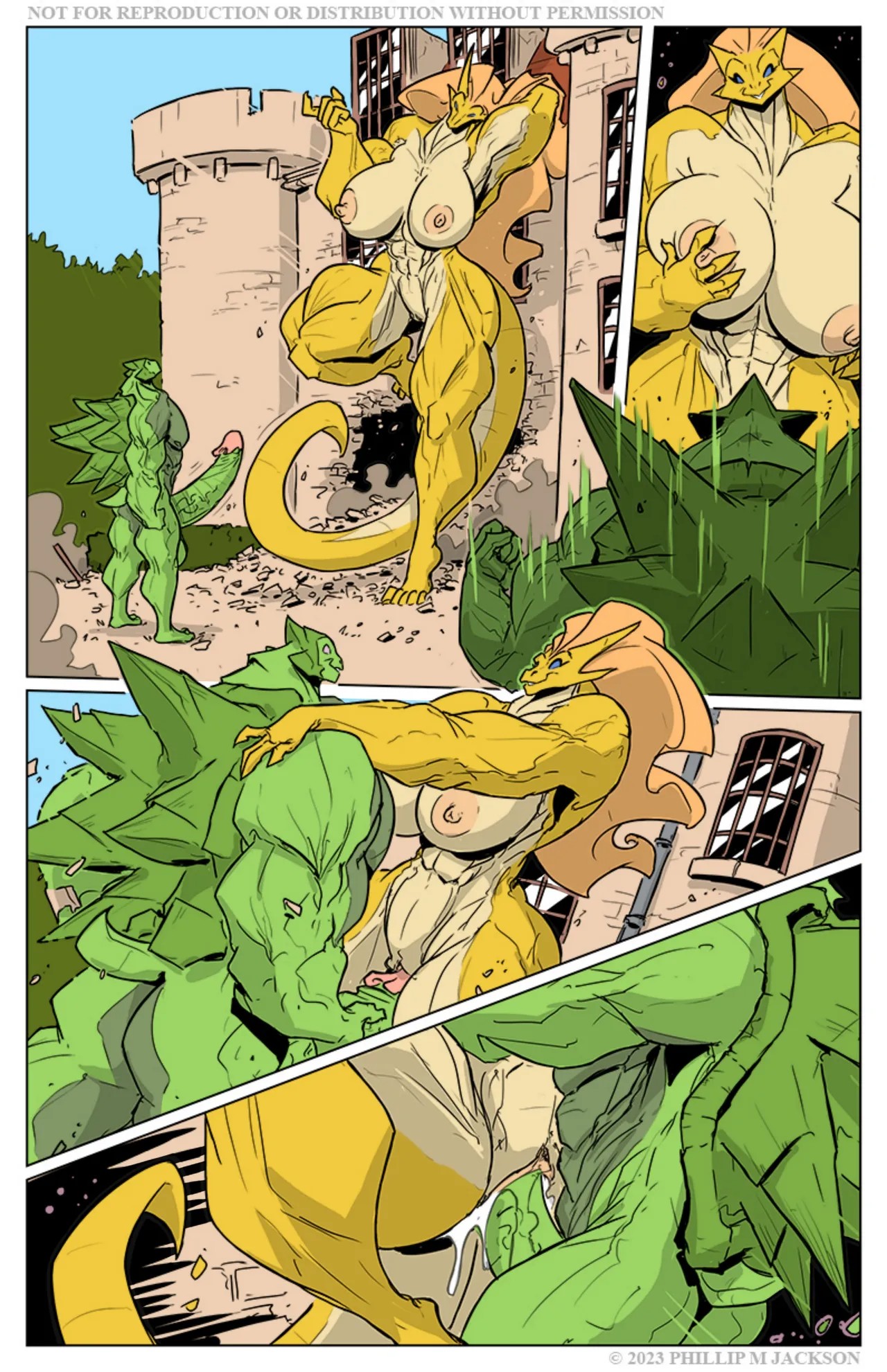 Guard Turtle Porn Comic english 17