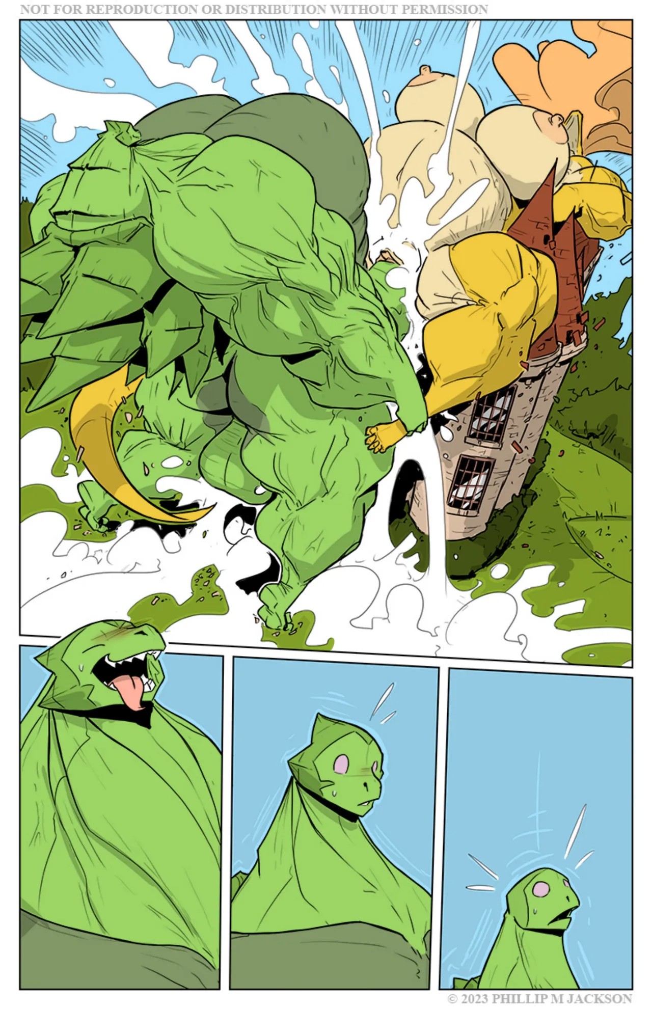 Guard Turtle Porn Comic english 19