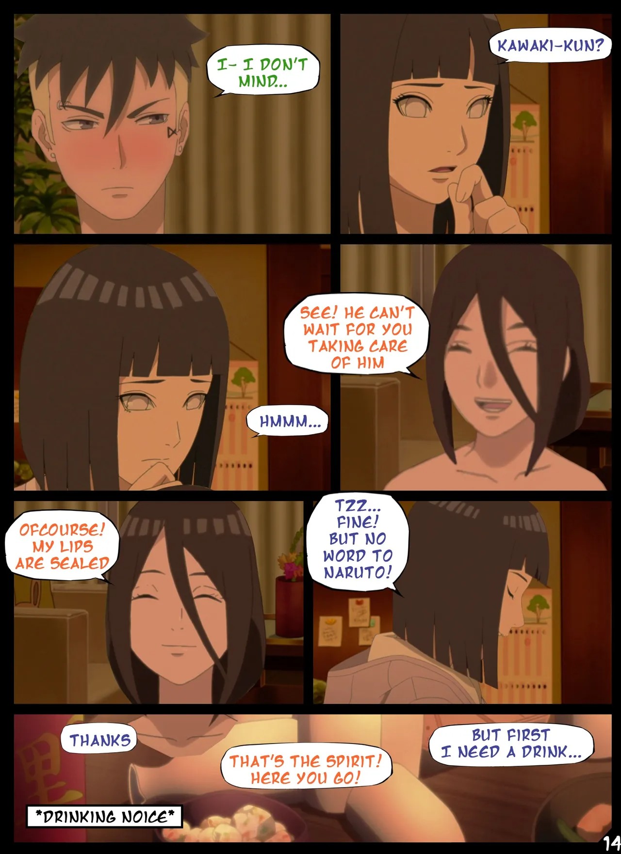 Hyuga New Year's Bash Porn Comic english 15