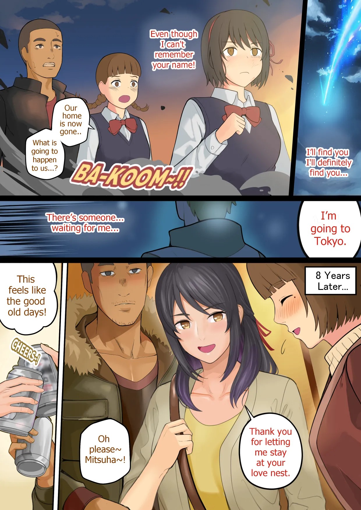 Kimi No Netorare Mitsuha And Tessie Porn Comic english 03