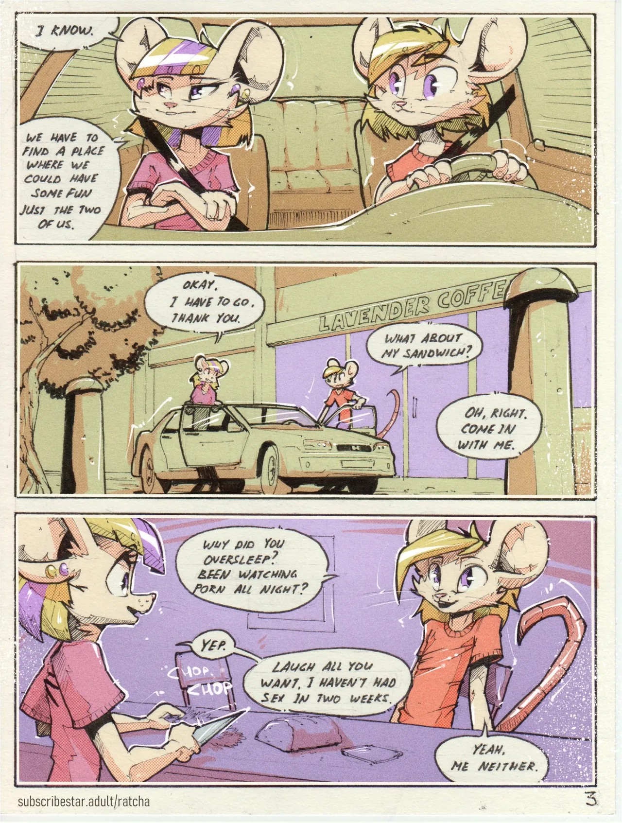 Lavender Coffee Porn Comic english 03