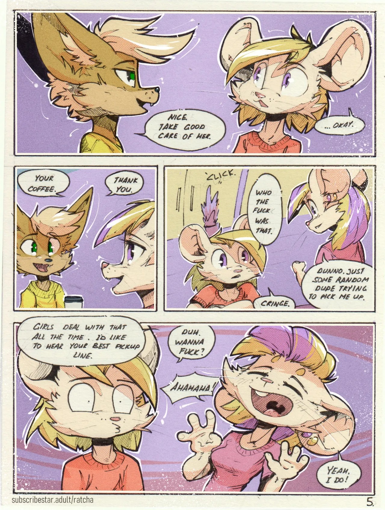 Lavender Coffee Porn Comic english 05